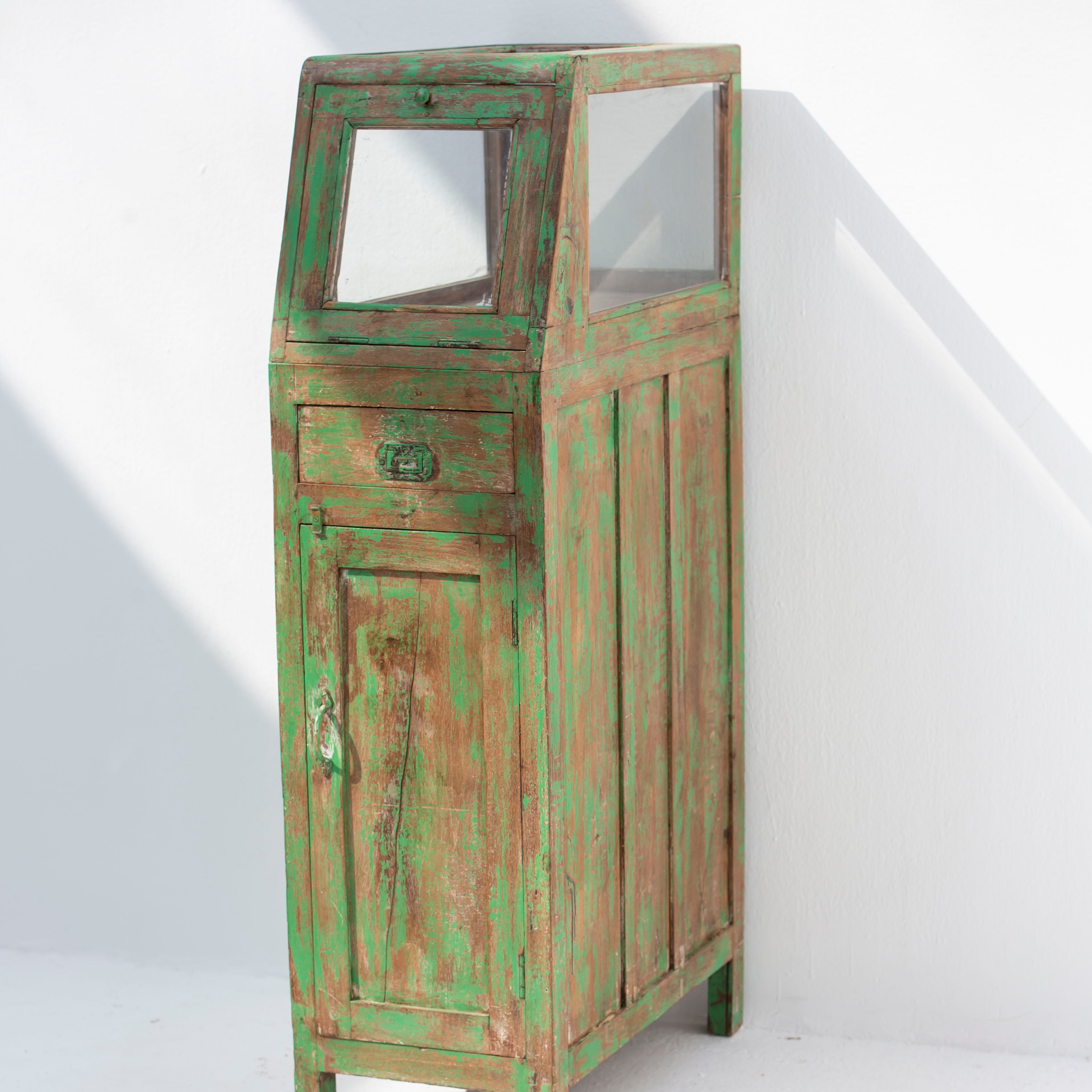 Timeless Slip Storage Antique Cabinet - Art and craft furniture