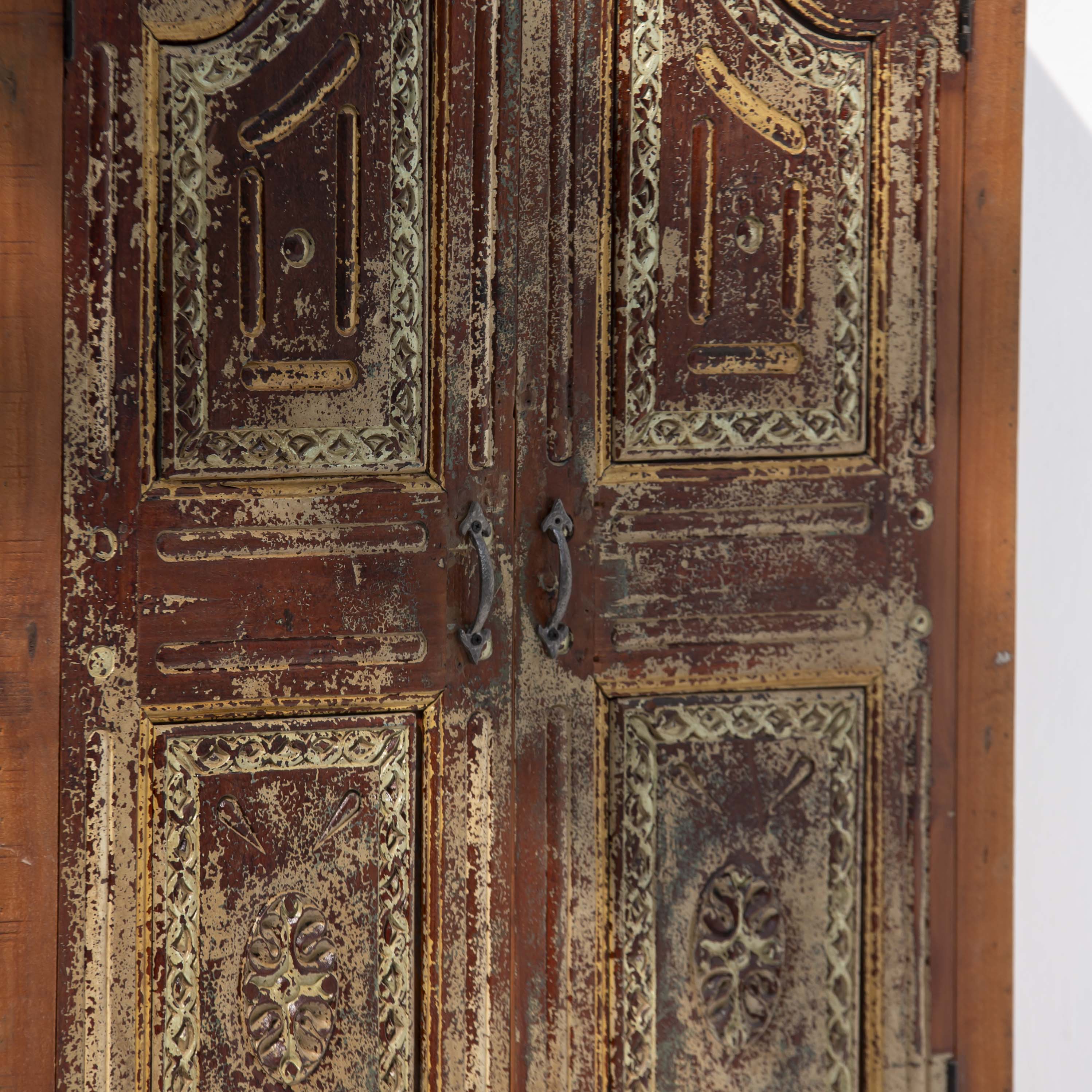 Antique two door and four drawer Cabinet - Art and craft furniture