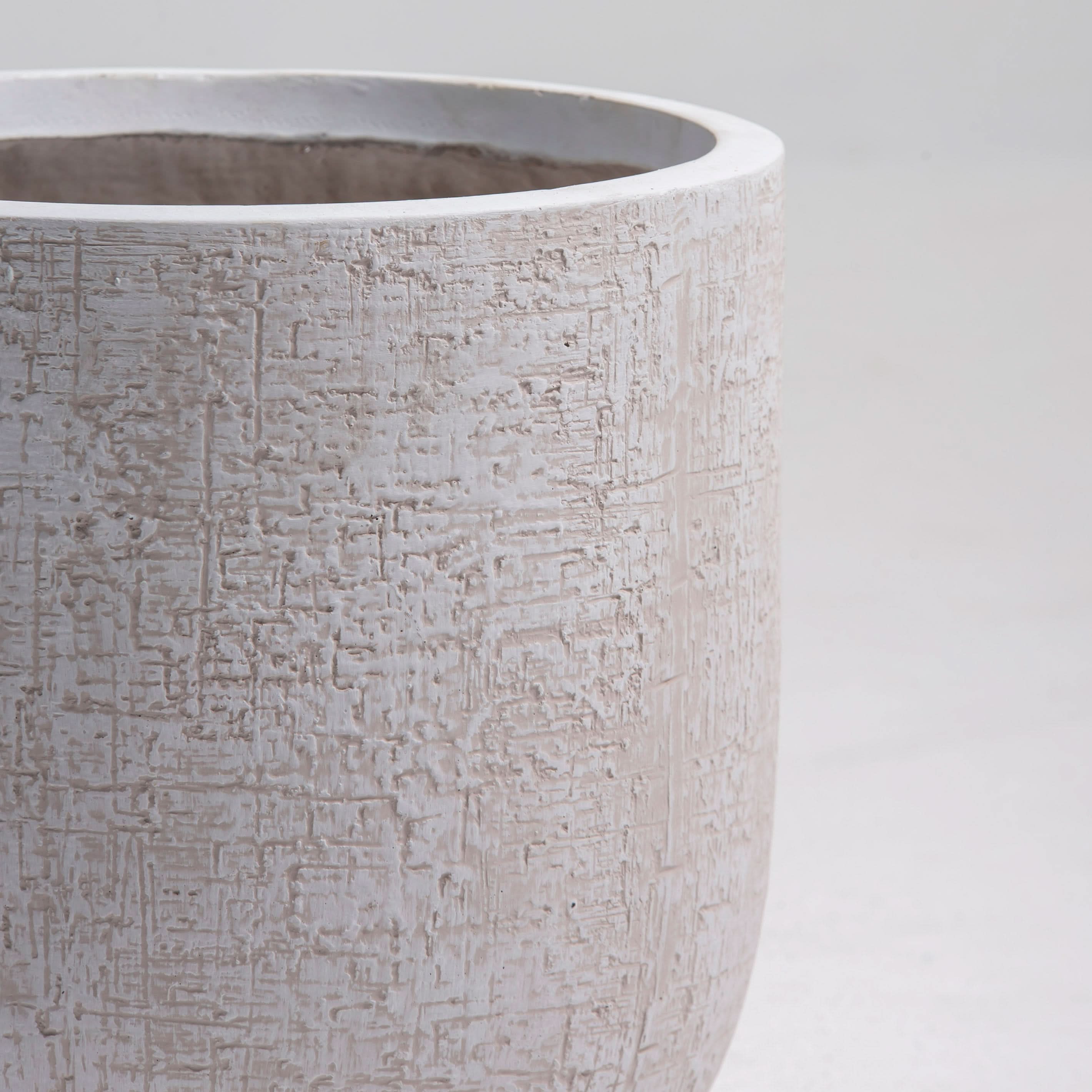 ORLIA WHITE PLANTER - Art and craft furniture