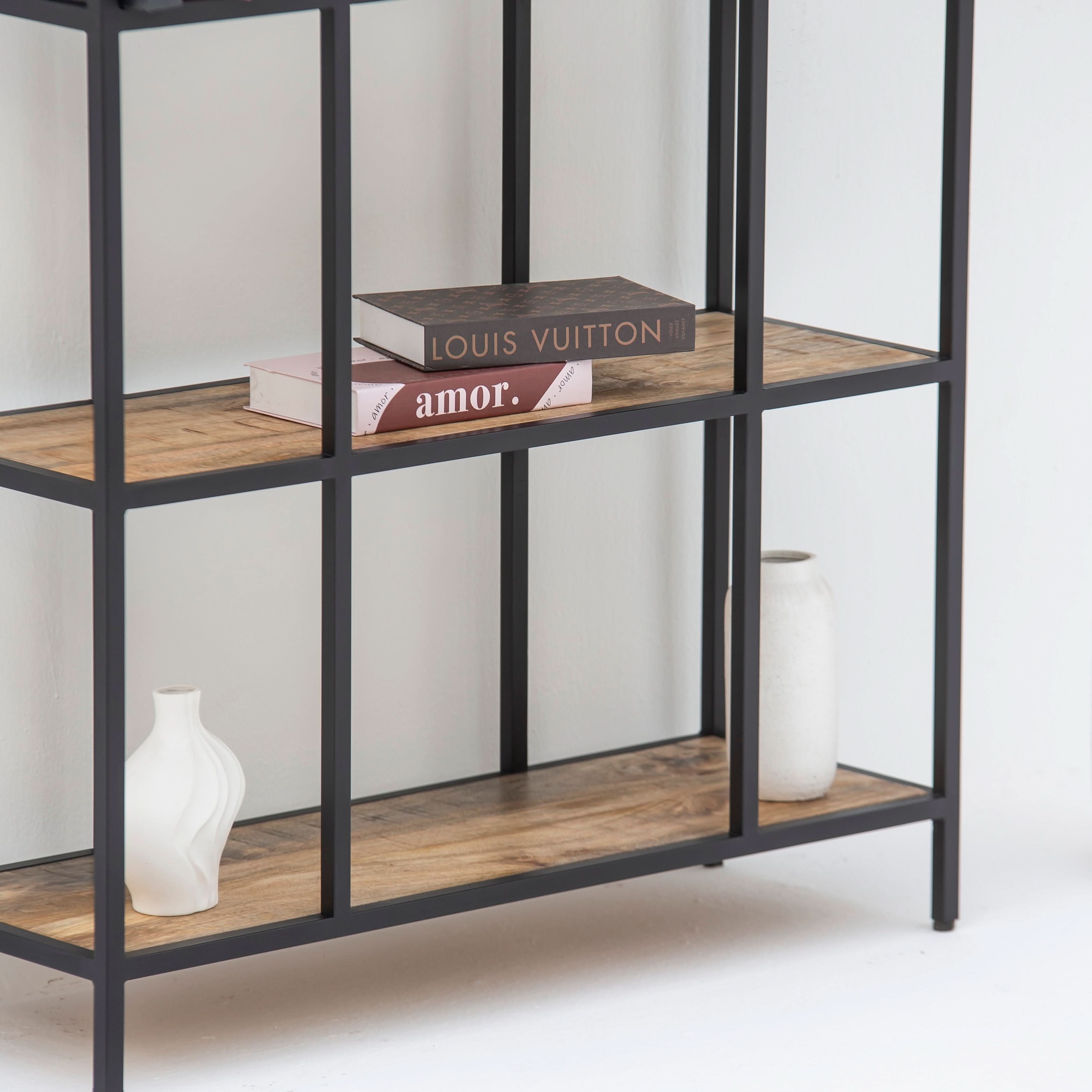 BERLIN LOFT WOODEN BOOKSHELF - Art and craft furniture