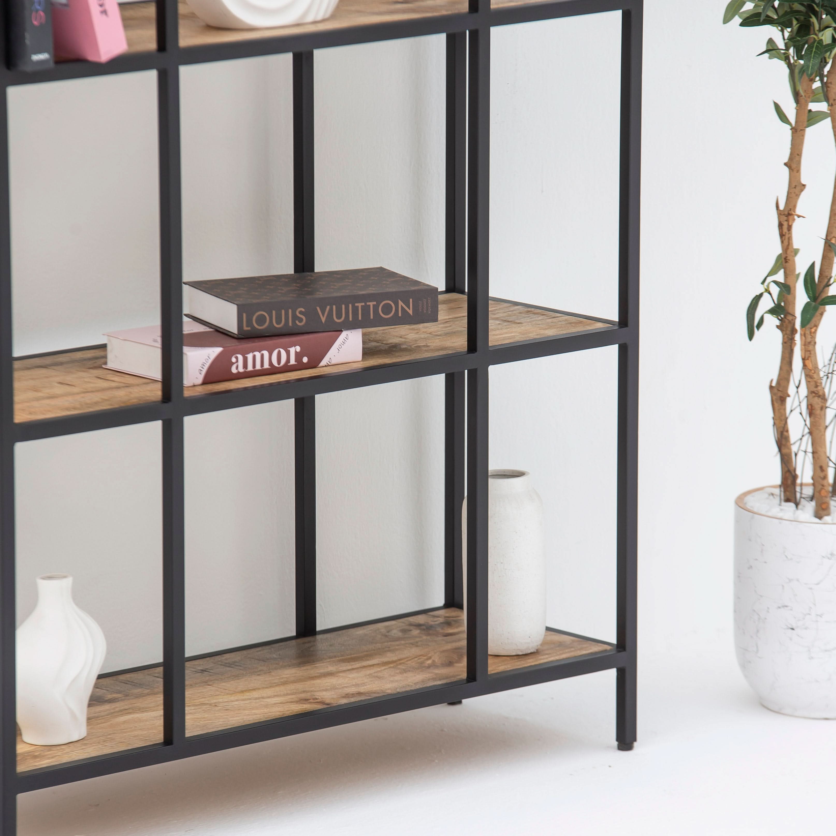 BERLIN LOFT WOODEN BOOKSHELF - Art and craft furniture