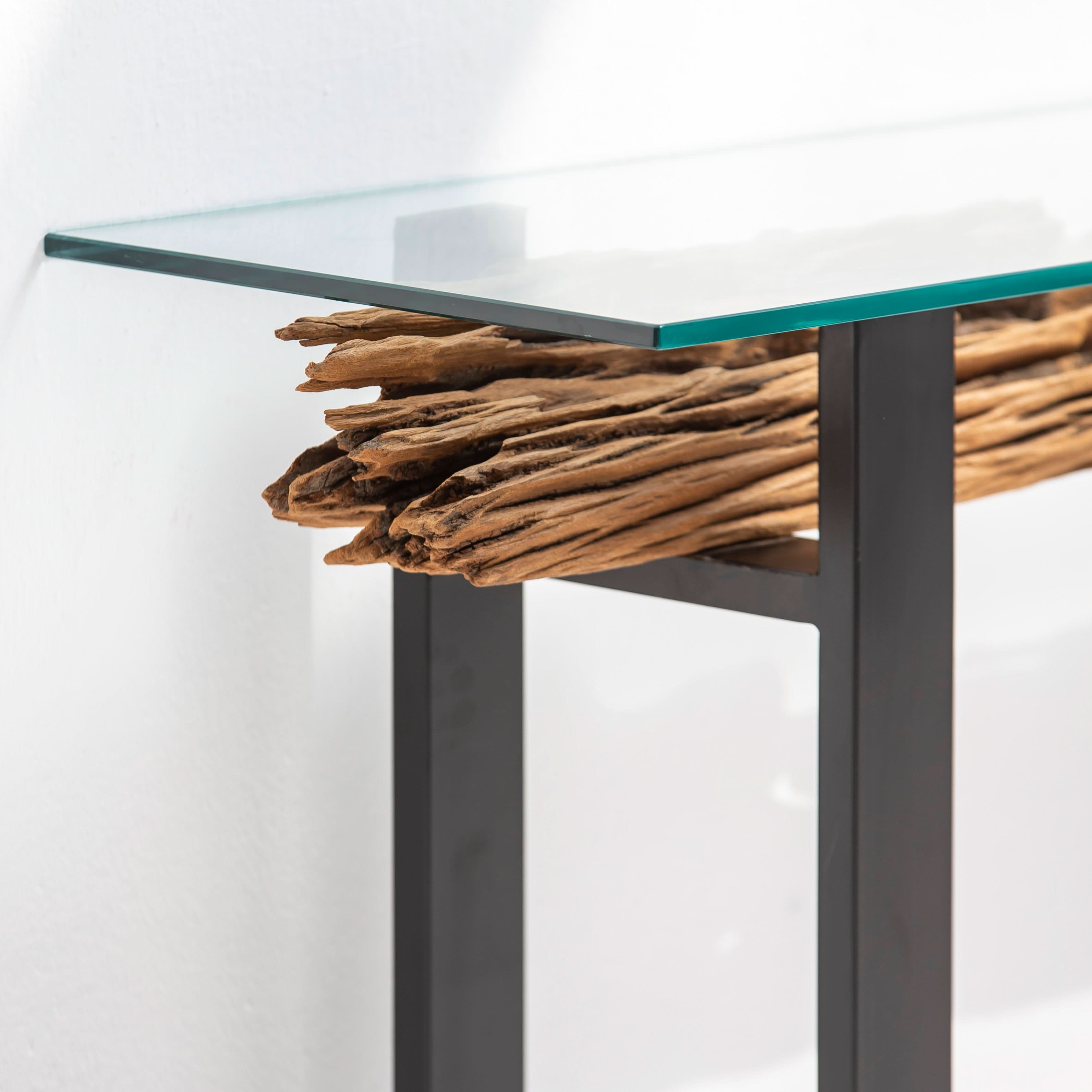 RAILWAY LOG CONSOLE TABLE - Art and craft furniture