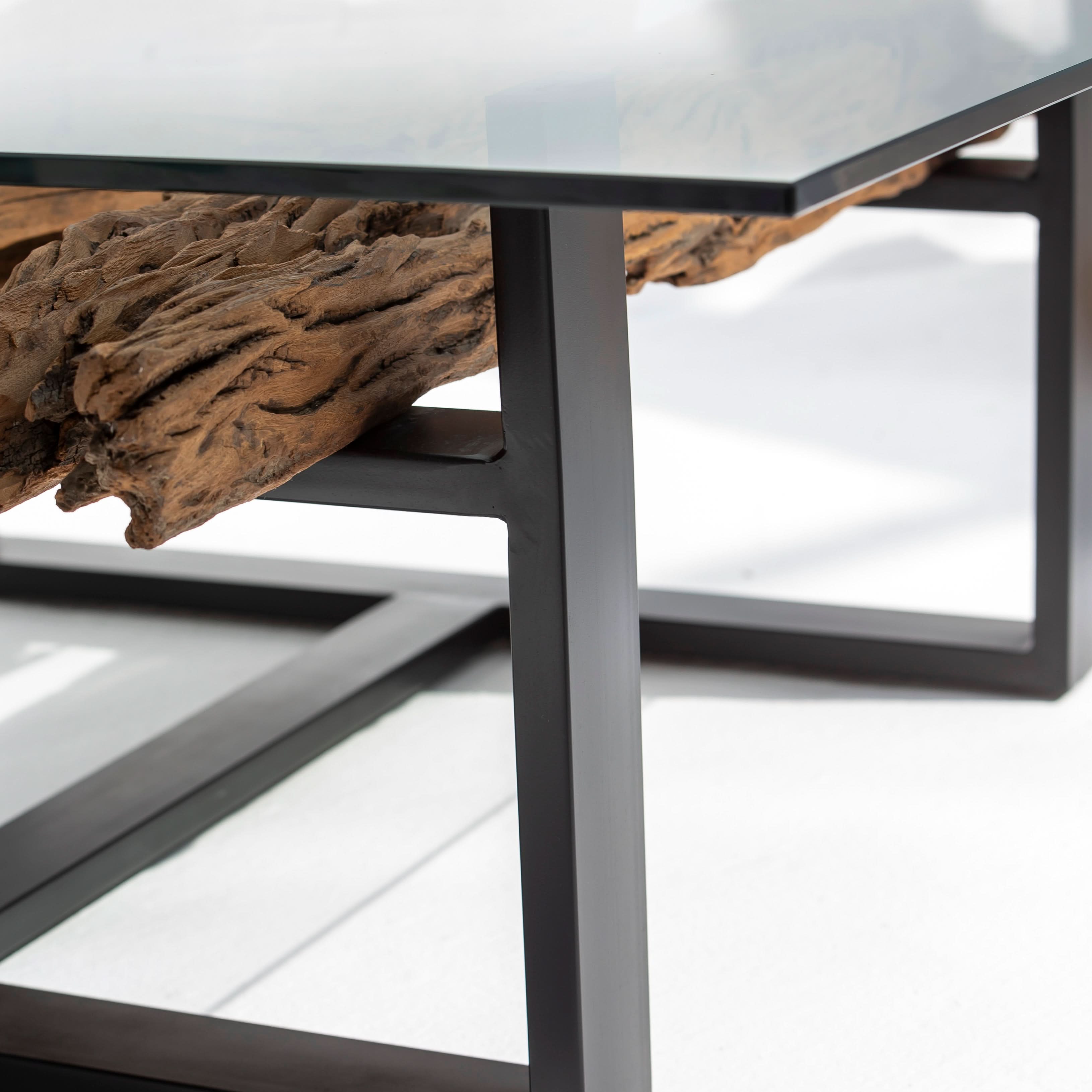 RAILWAY LOG COFFEE TABLE - Art and craft furniture