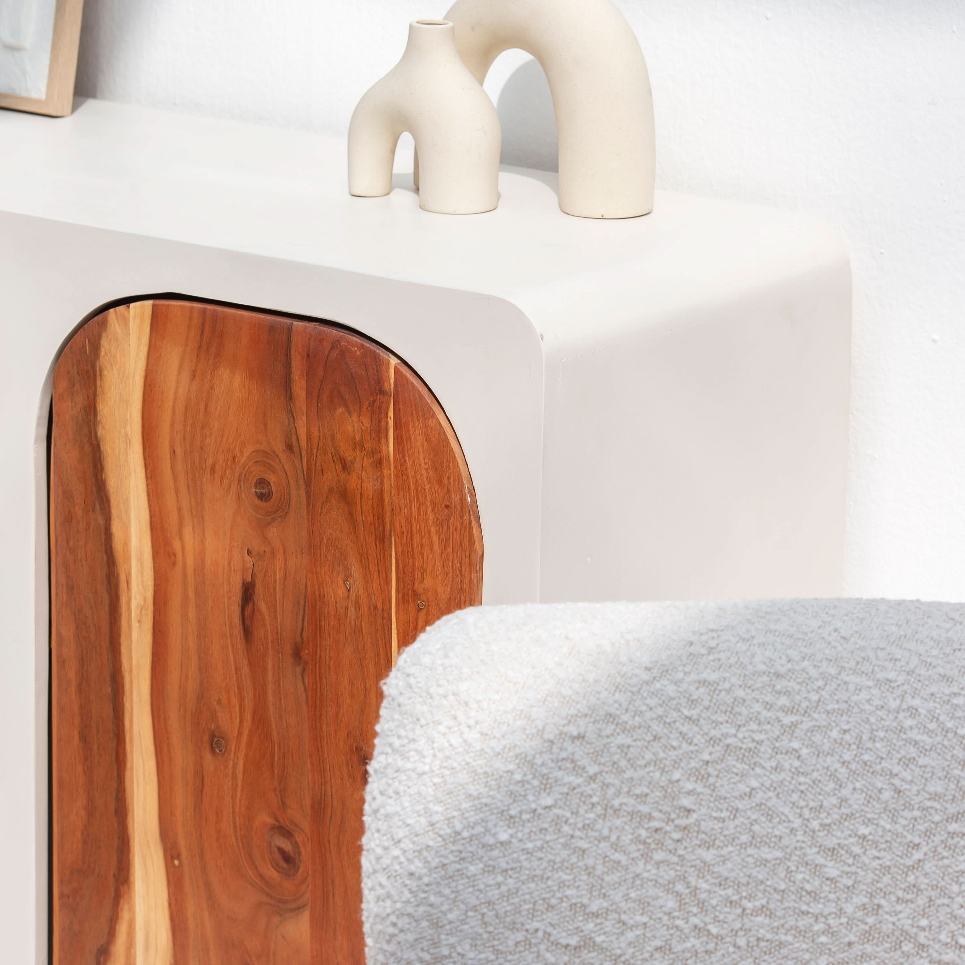 NATURA CURVE WOODEN TWO DOOR SIDEBOARD - Art and craft furniture