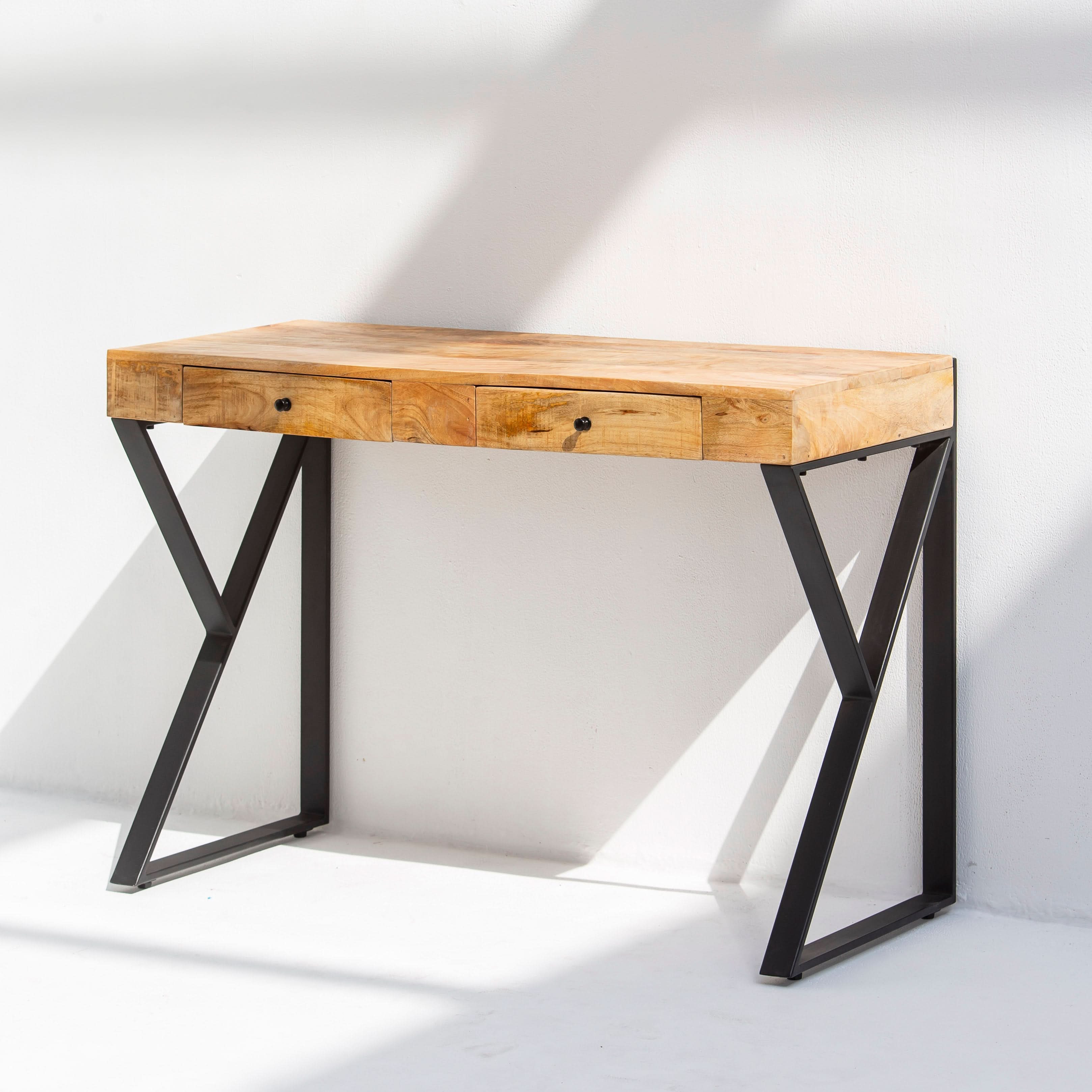 BERLIN LOFT WOODEN DESK - Art and craft furniture