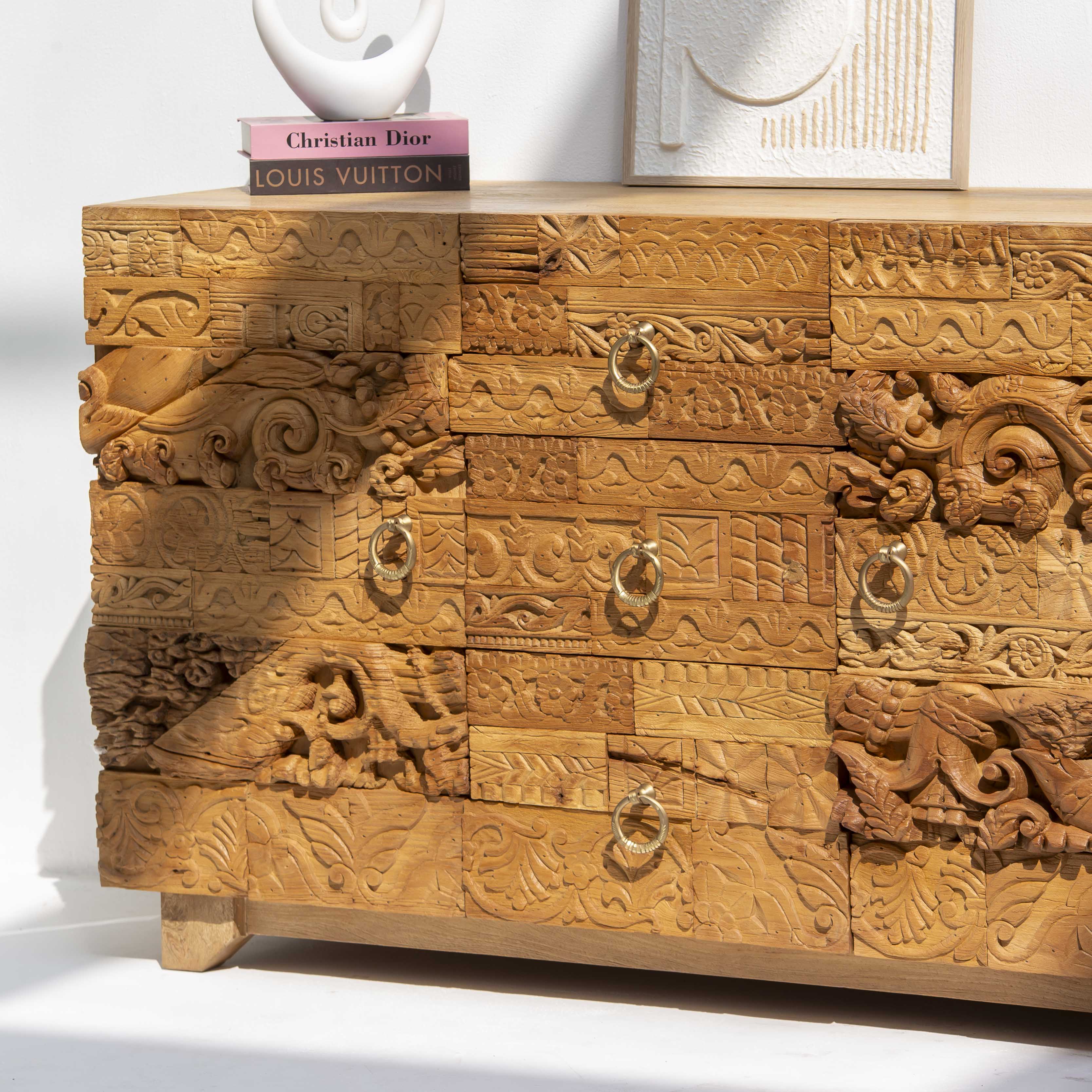 RAJWADA WOODEN SIDEBOARD - Art and craft furniture