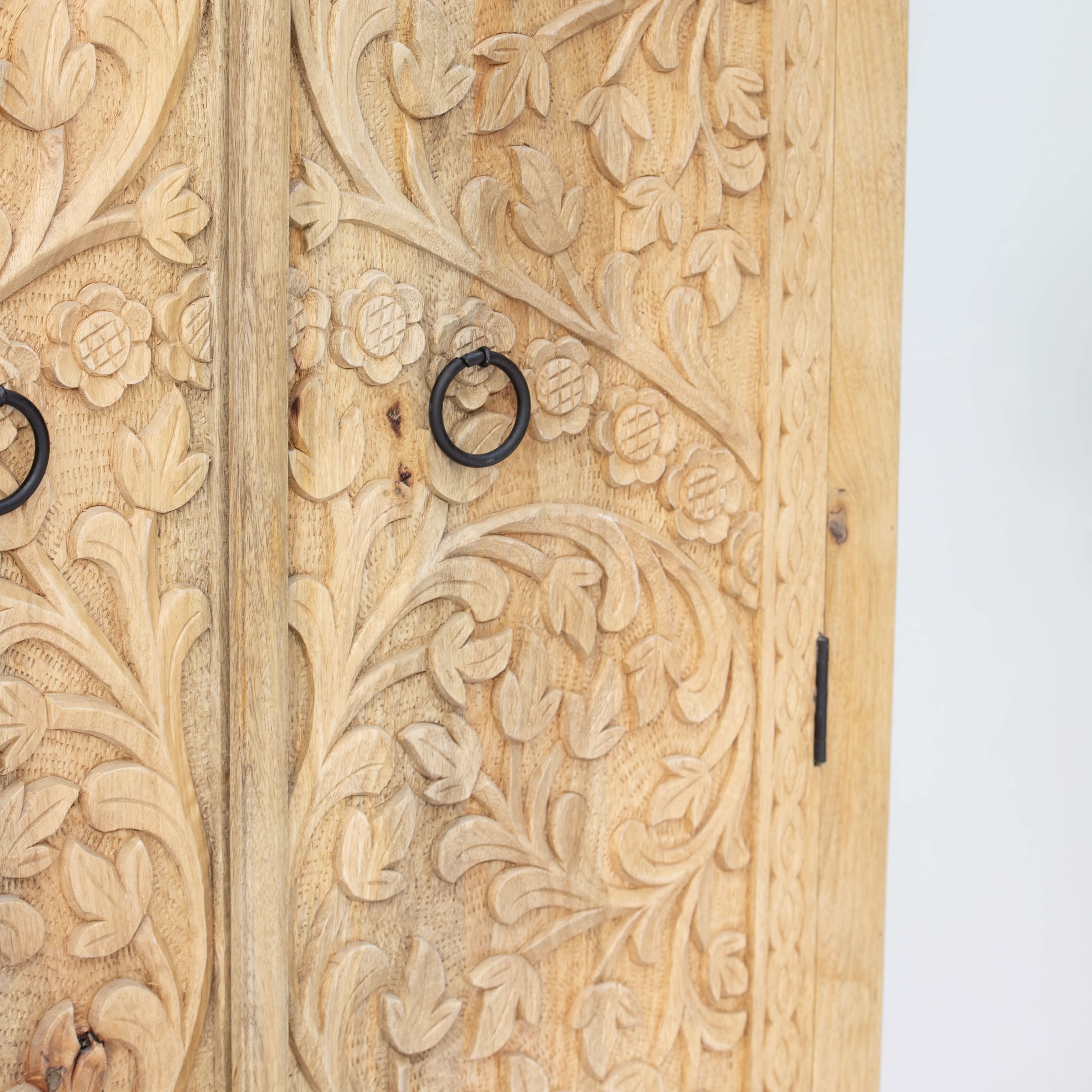 CARVING WOODEN CABINET - Art and craft furniture