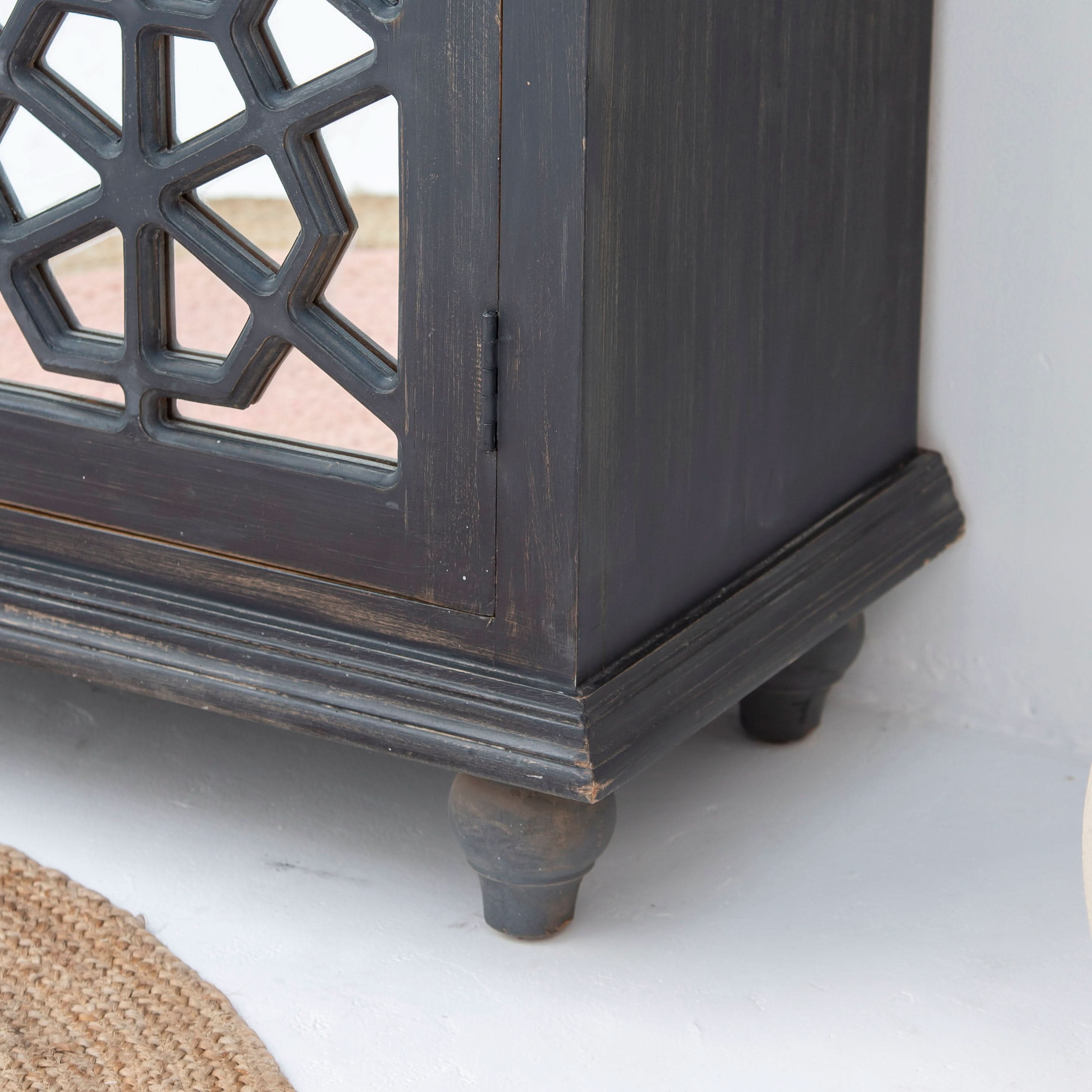 LUSTRE TWO GLASS DOOR SIDEBOARD - Art and craft furniture