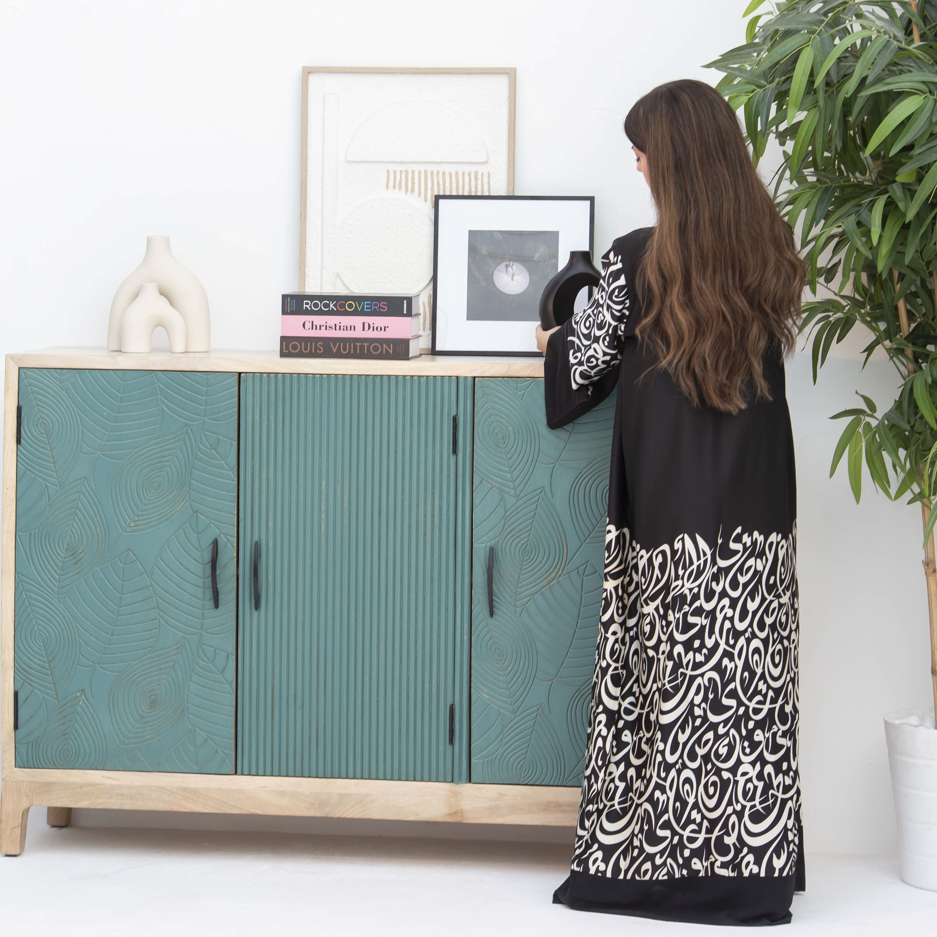 BLOSSORA THREE DOOR SIDEBOARD - Art and craft furniture