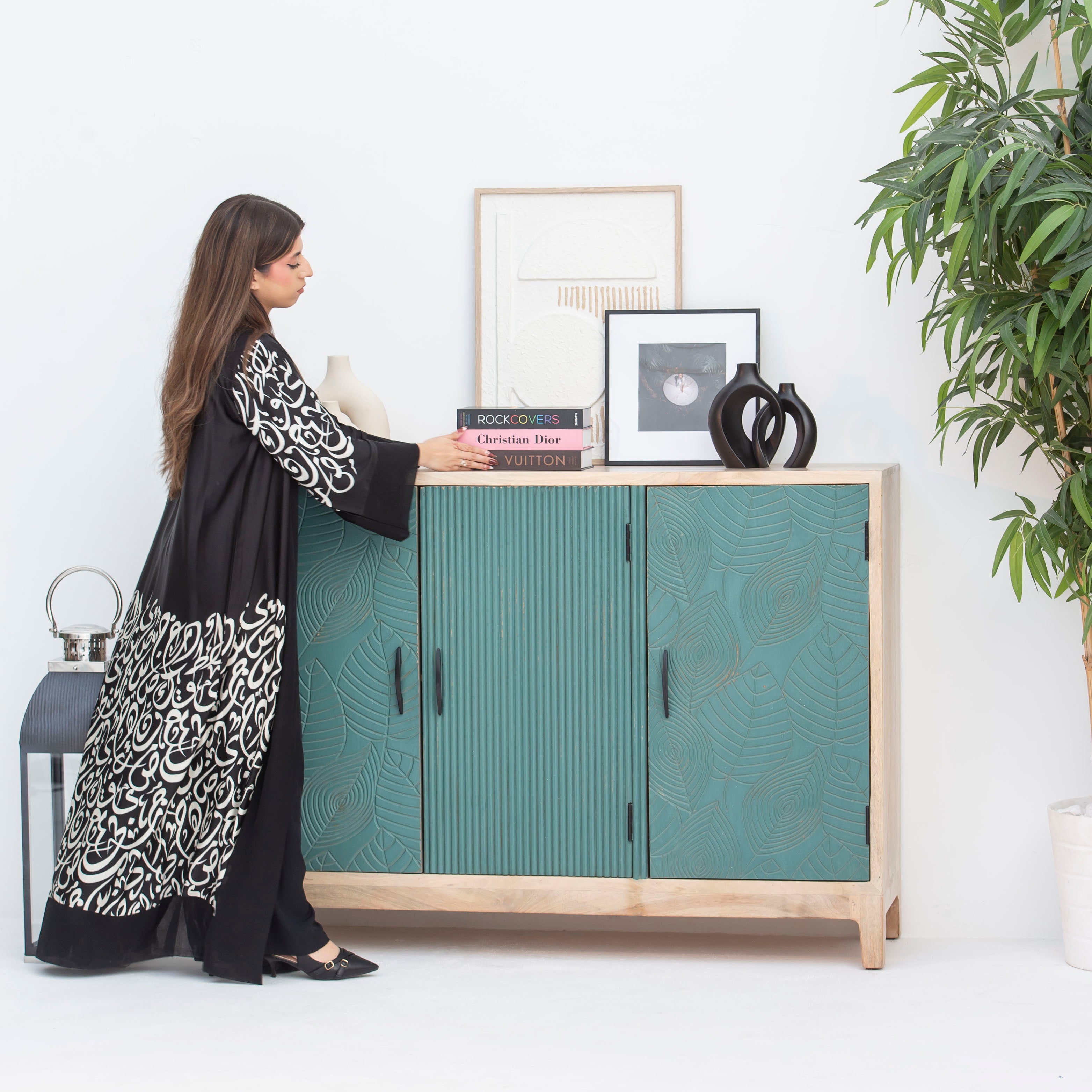 BLOSSORA THREE DOOR SIDEBOARD - Art and craft furniture