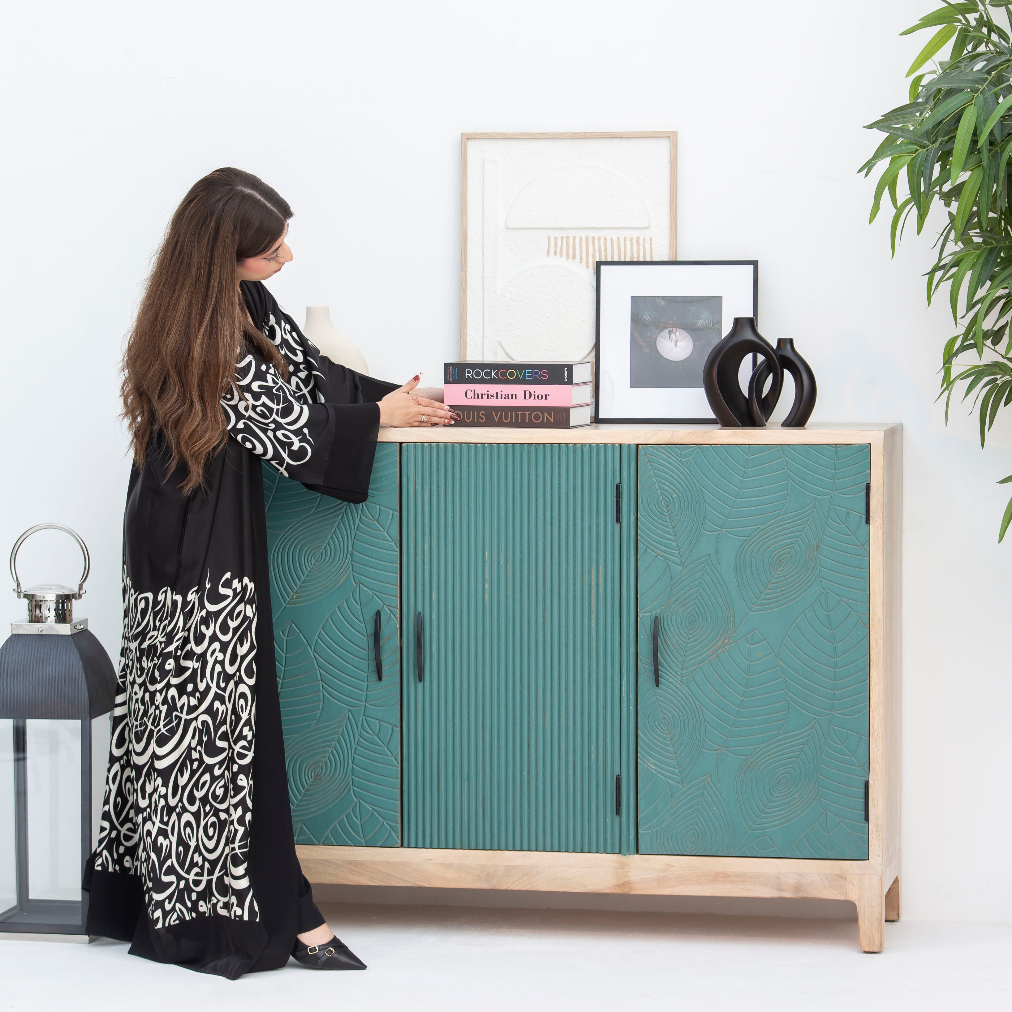 BLOSSORA THREE DOOR SIDEBOARD - Art and craft furniture