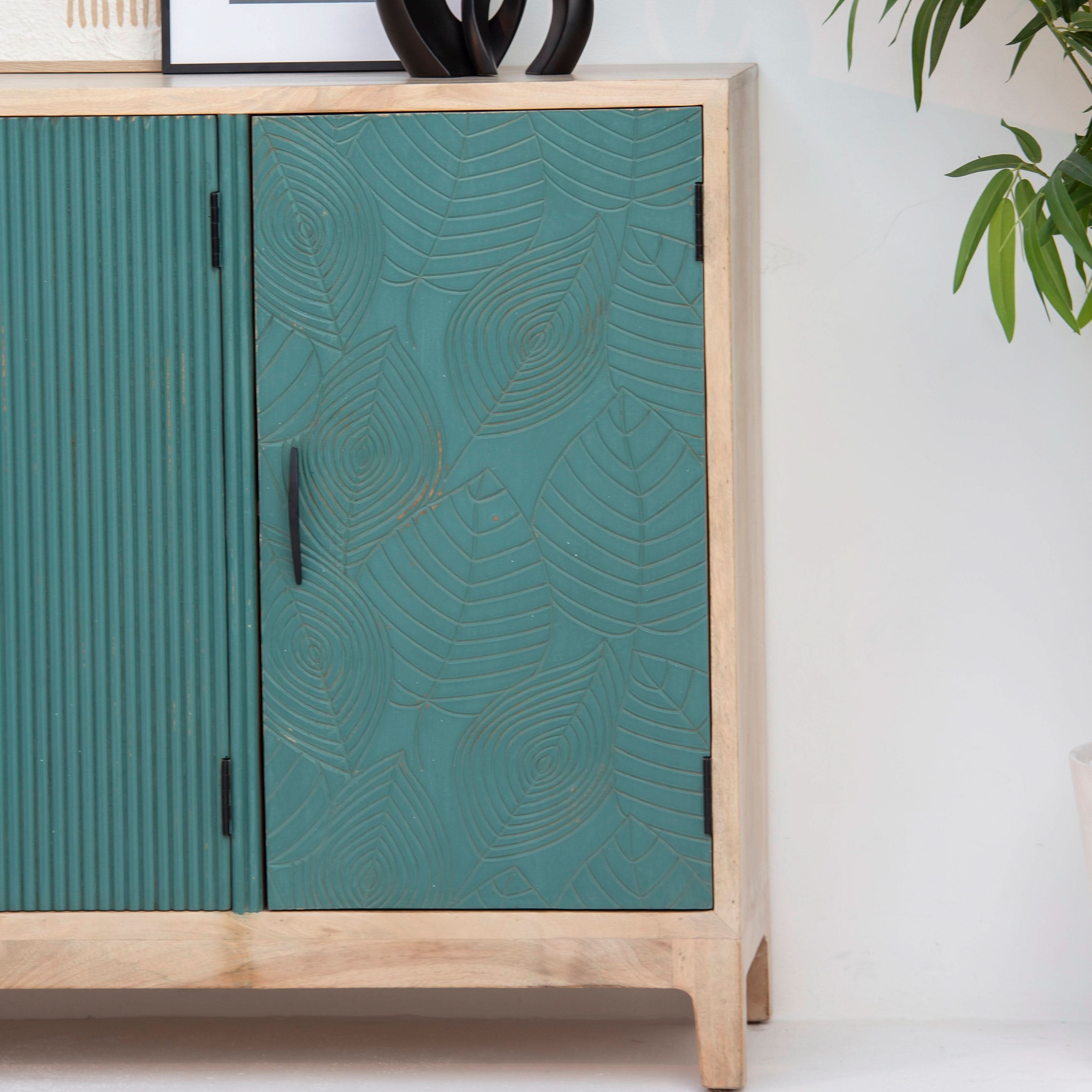 BLOSSORA THREE DOOR SIDEBOARD - Art and craft furniture