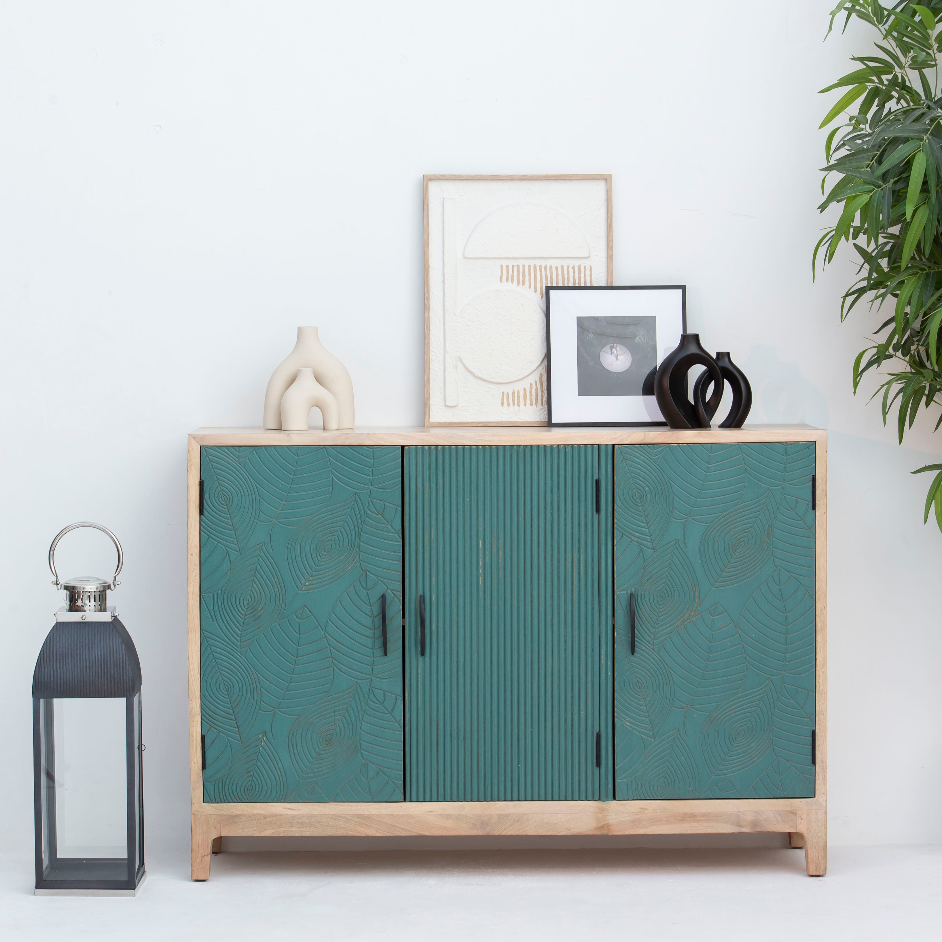 BLOSSORA THREE DOOR SIDEBOARD - Art and craft furniture