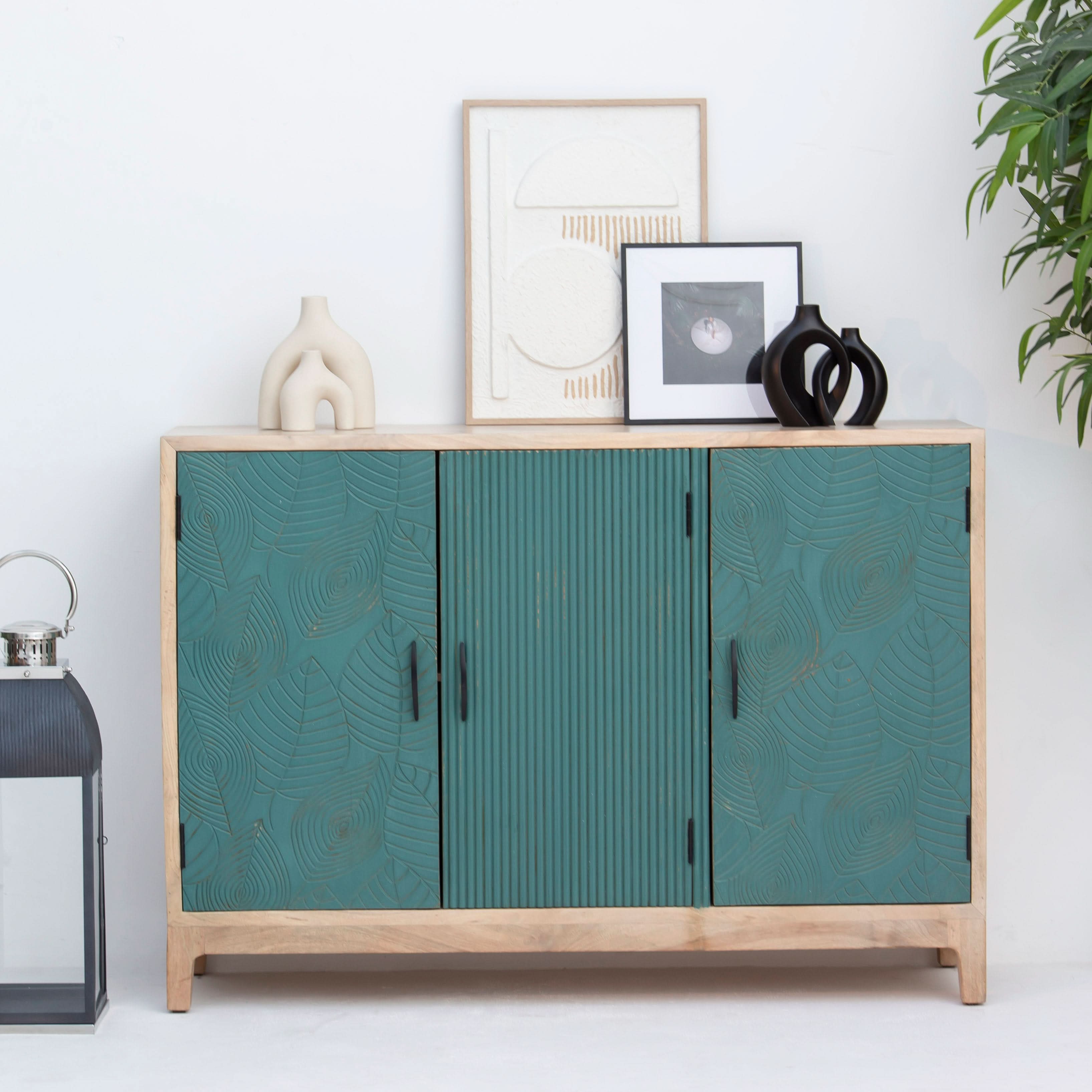 BLOSSORA THREE DOOR SIDEBOARD - Art and craft furniture