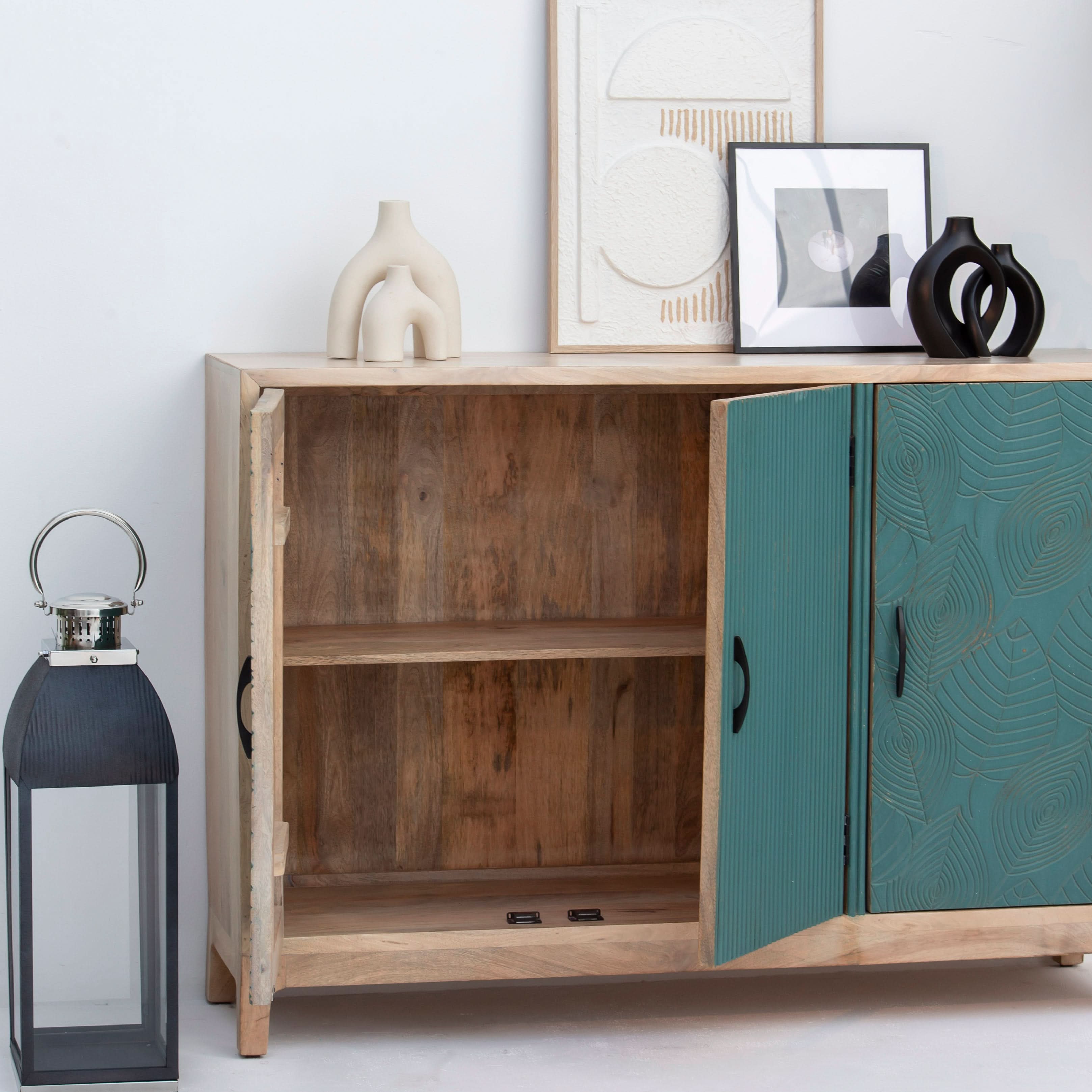 BLOSSORA THREE DOOR SIDEBOARD - Art and craft furniture