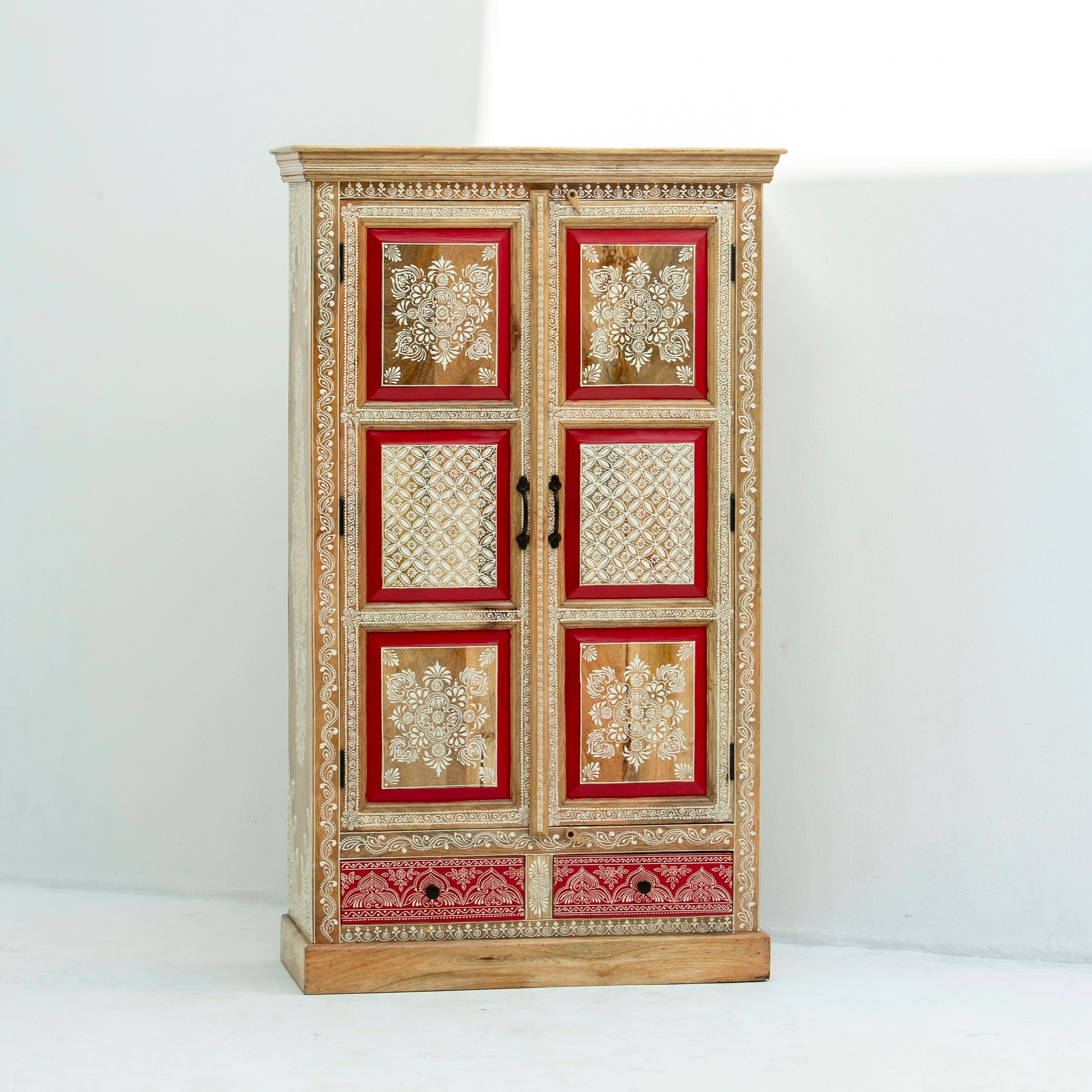 ELMORA PAINTING WOODEN CABINET - Art and craft furniture