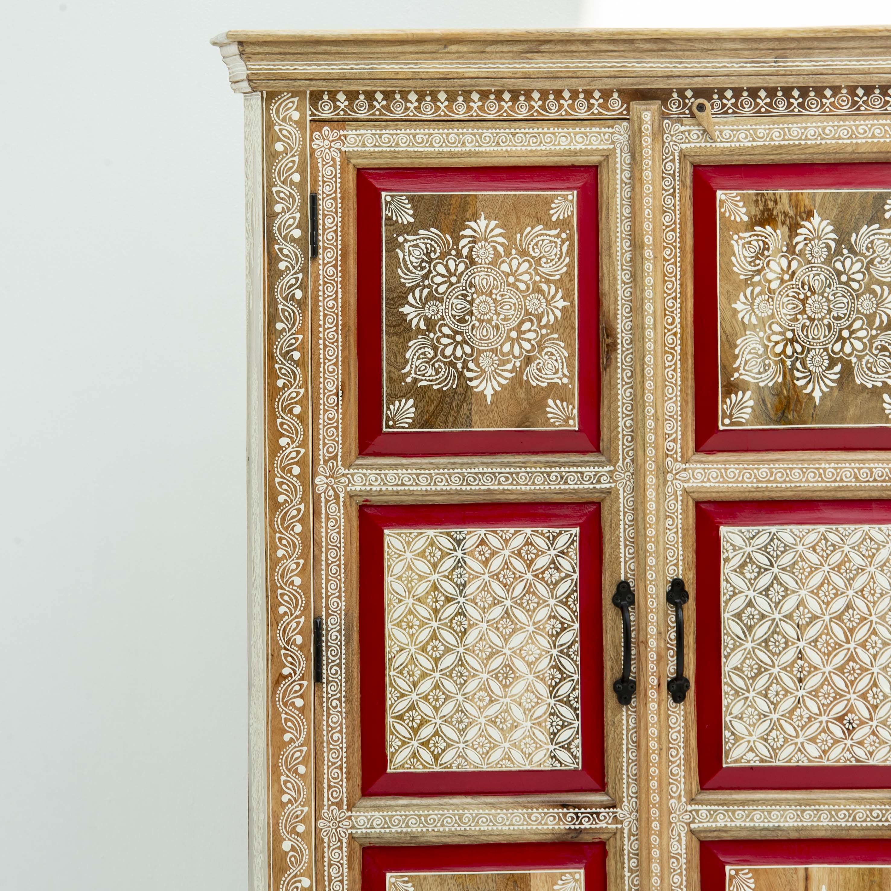 ELMORA PAINTING WOODEN CABINET - Art and craft furniture