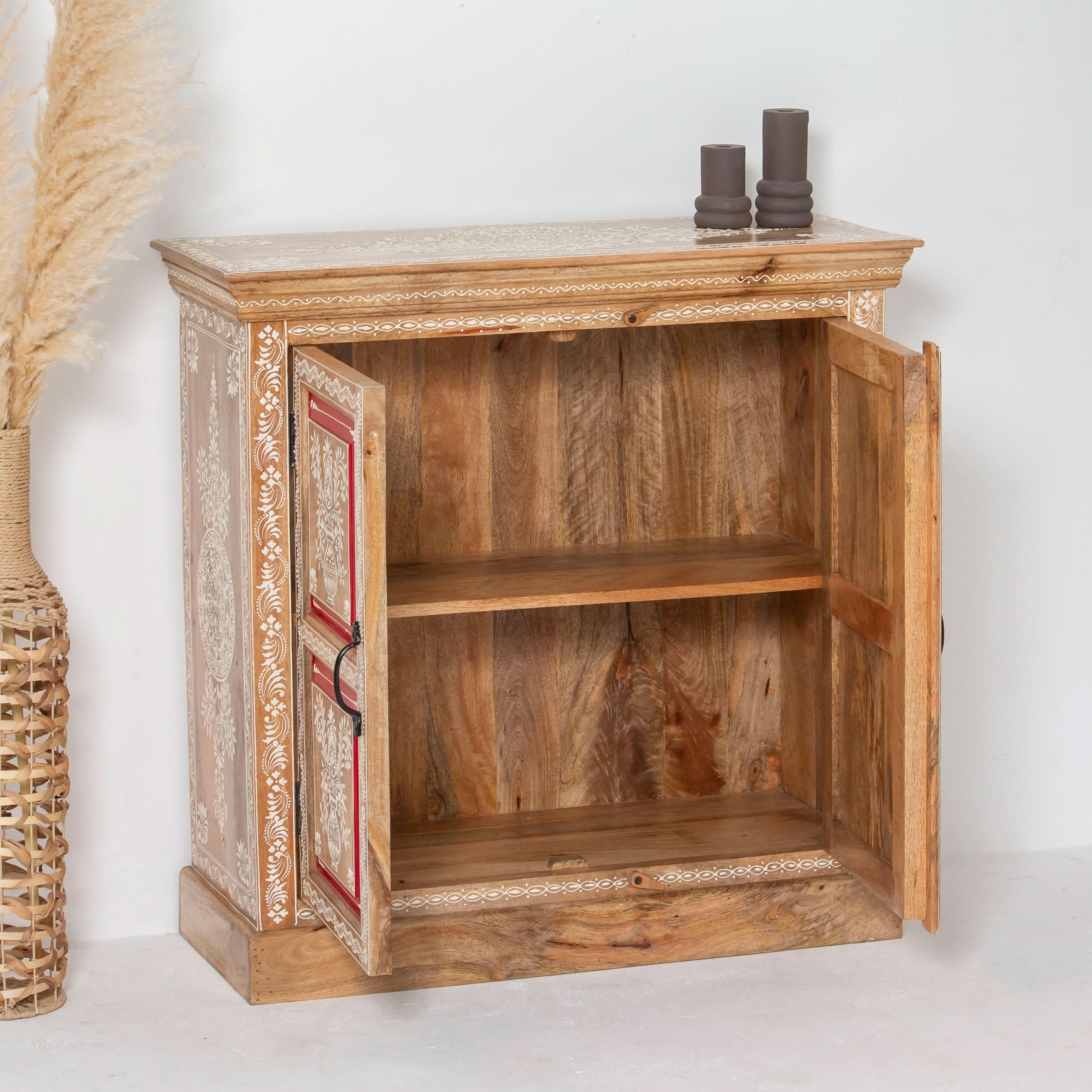 ELMORA PAINTING WOODEN SIDEBOARD - Art and craft furniture