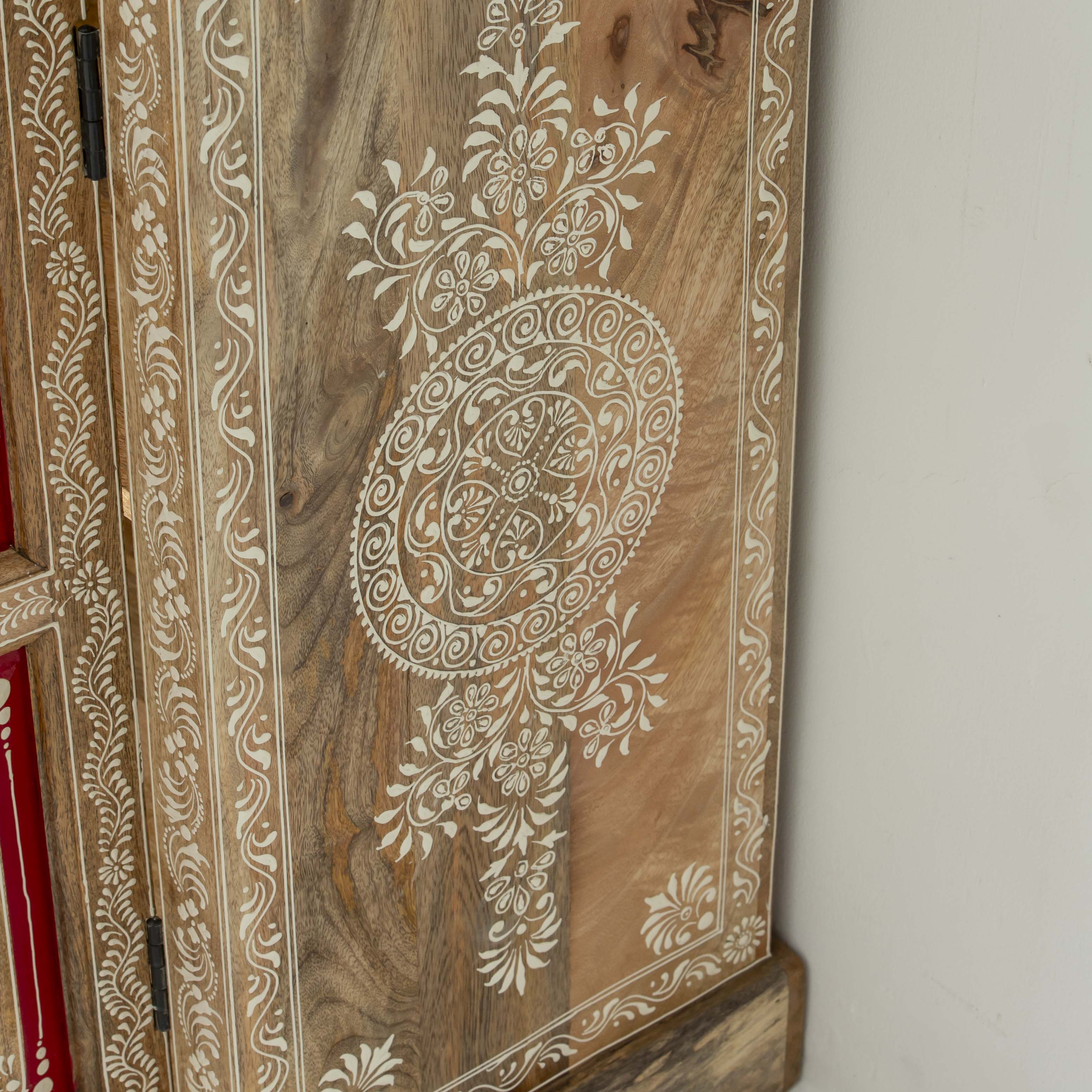 ELMORA PAINTING WOODEN SIDEBOARD - Art and craft furniture