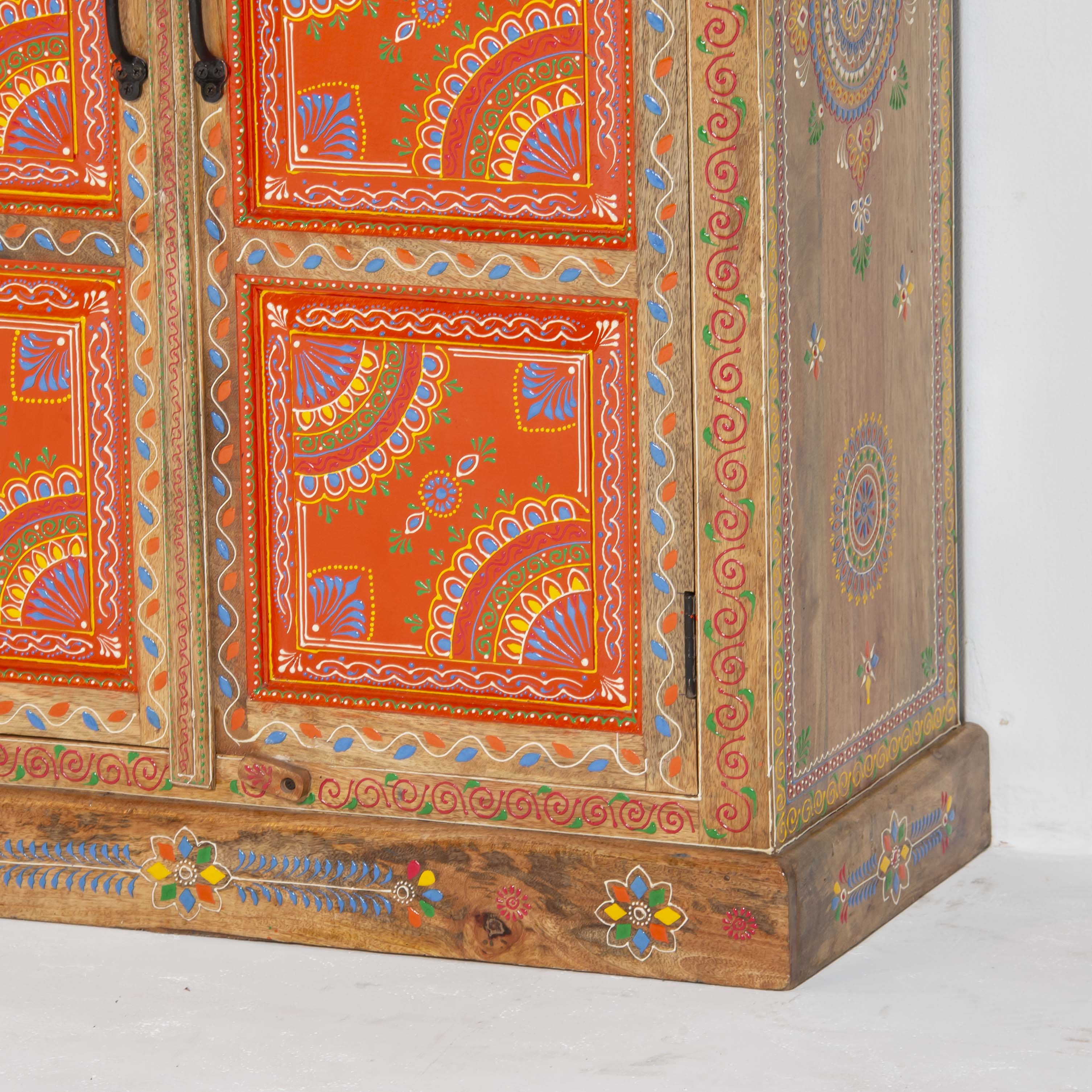 ELMORA PAINTING WOODEN CABINET - Art and craft furniture