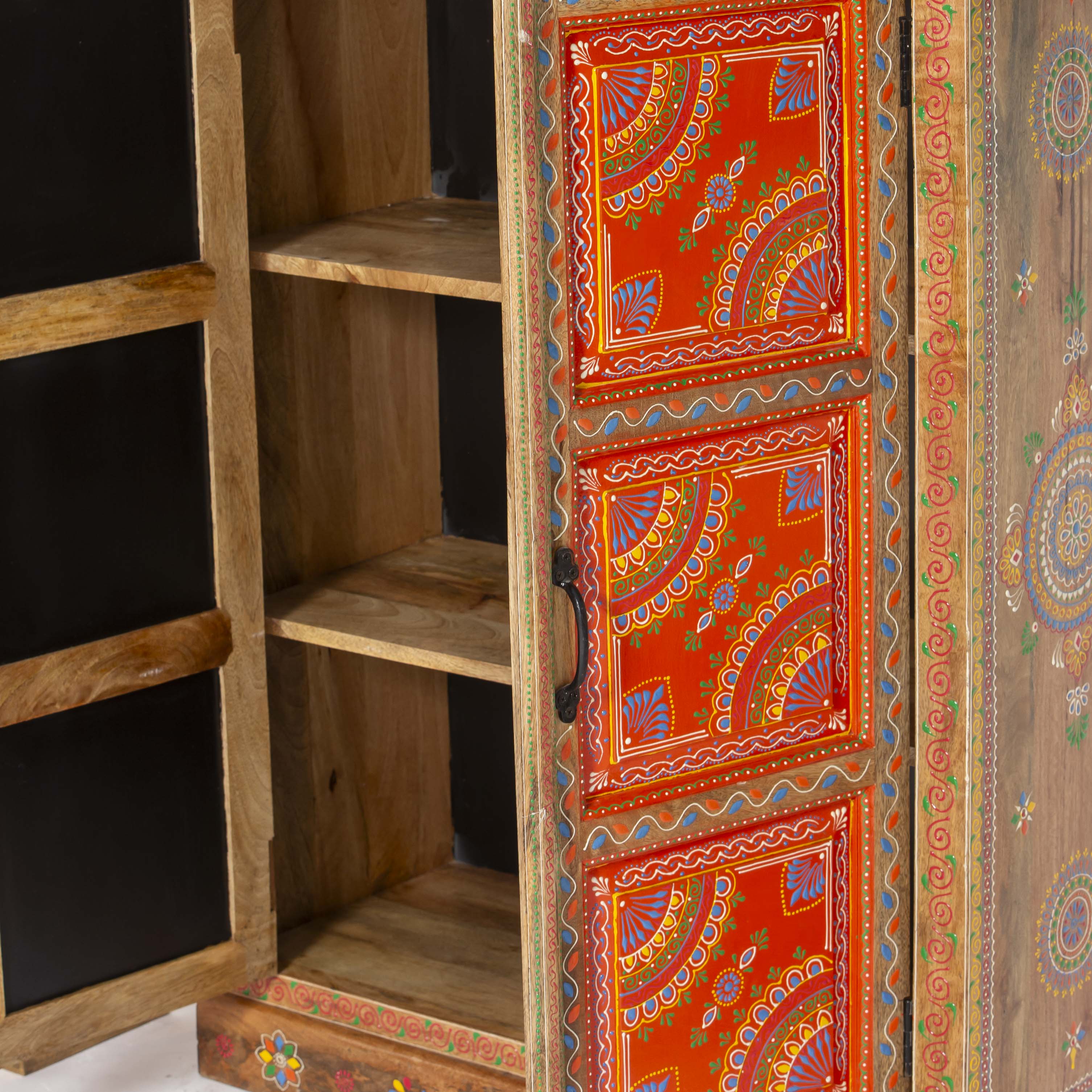 ELMORA PAINTING WOODEN CABINET - Art and craft furniture