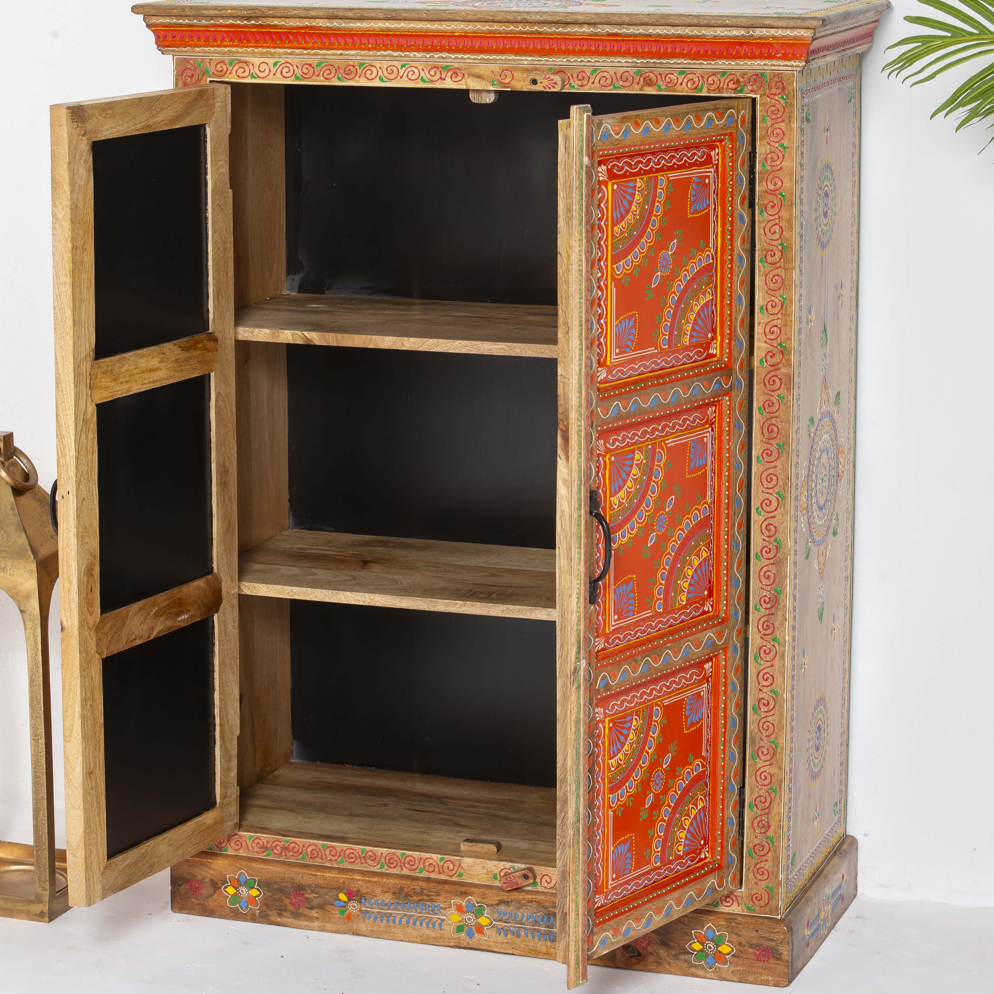 ELMORA PAINTING WOODEN CABINET - Art and craft furniture