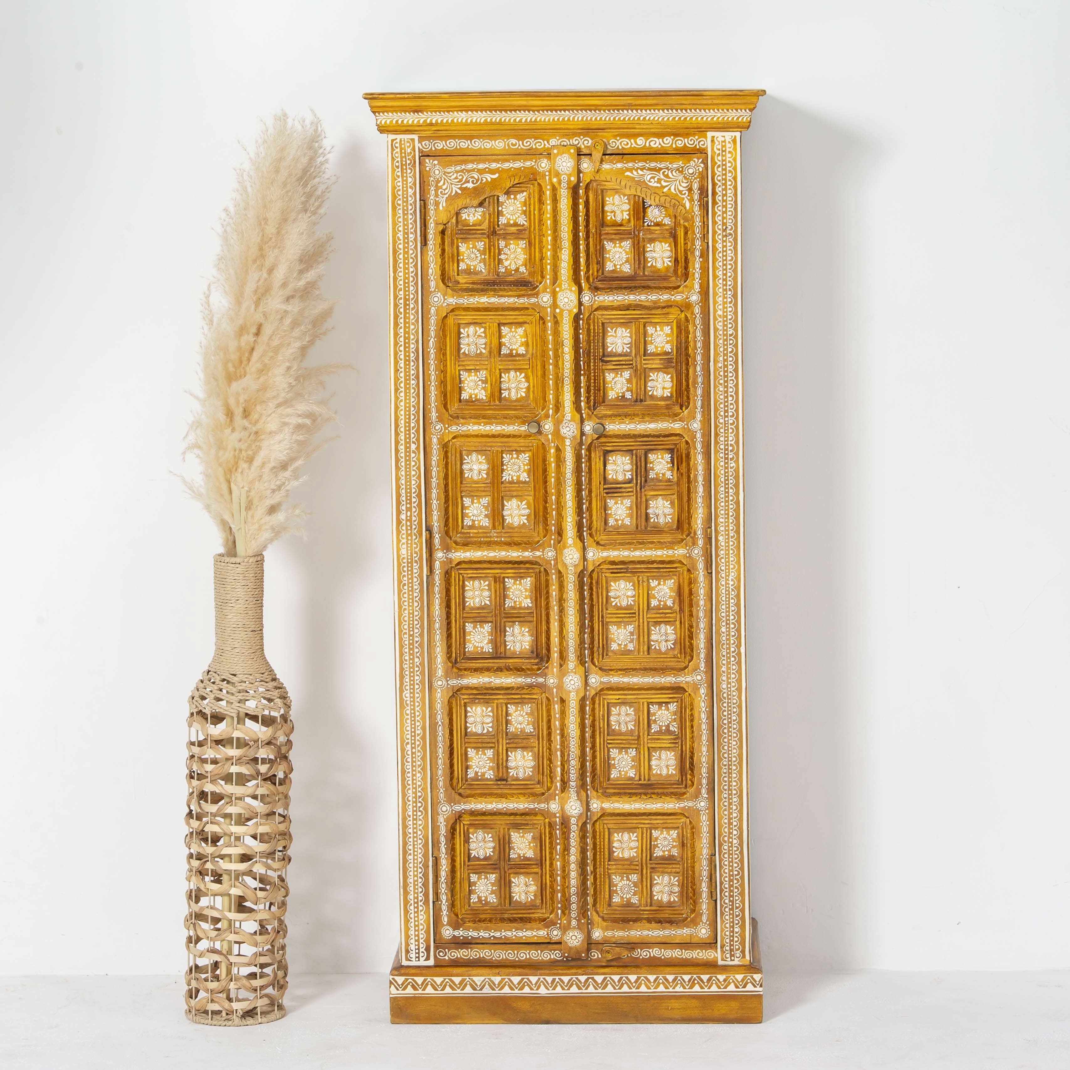 ELMORA PAINTING WOODEN CABINET - Art and craft furniture