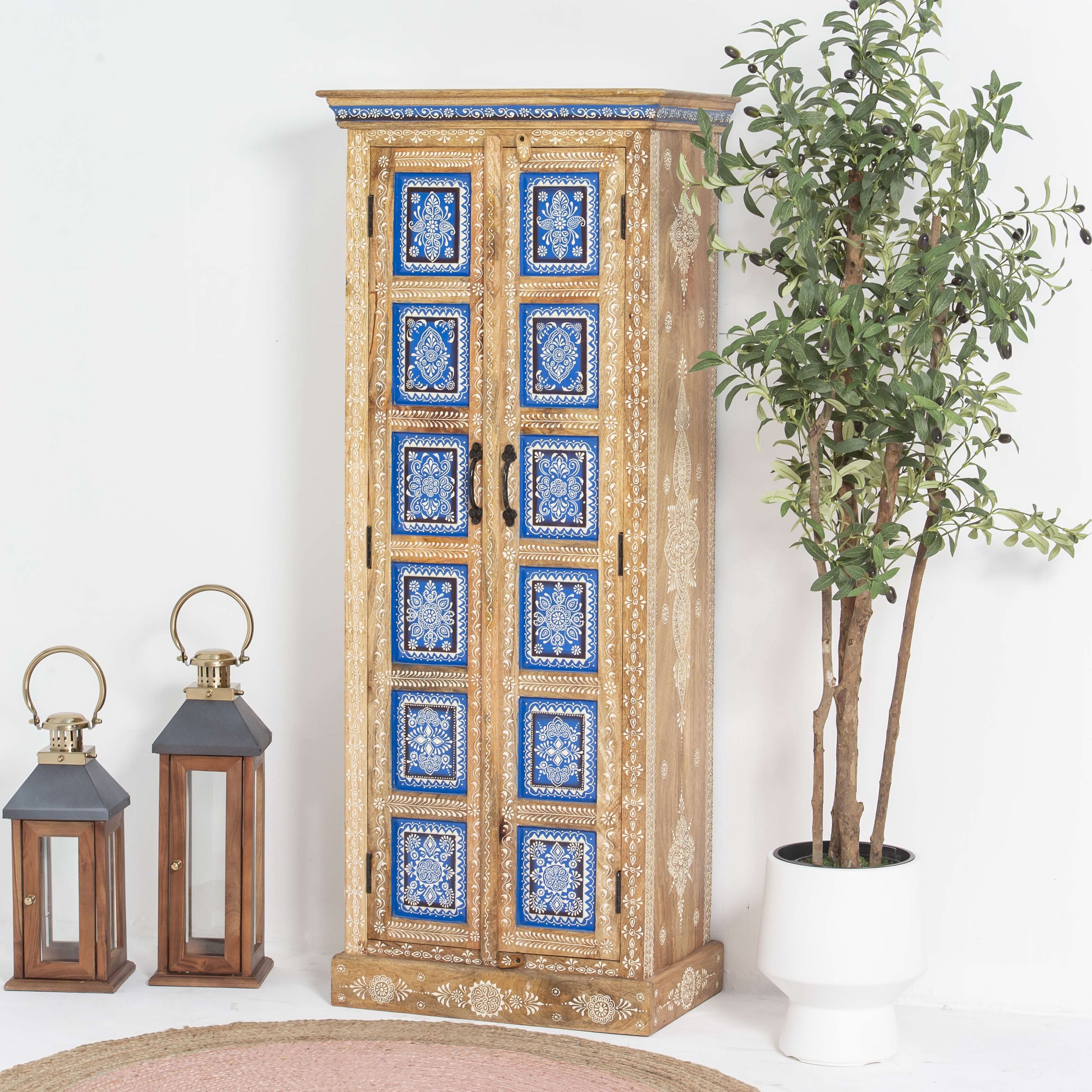 ELMORA PAINTING WOODEN CABINET - Art and craft furniture