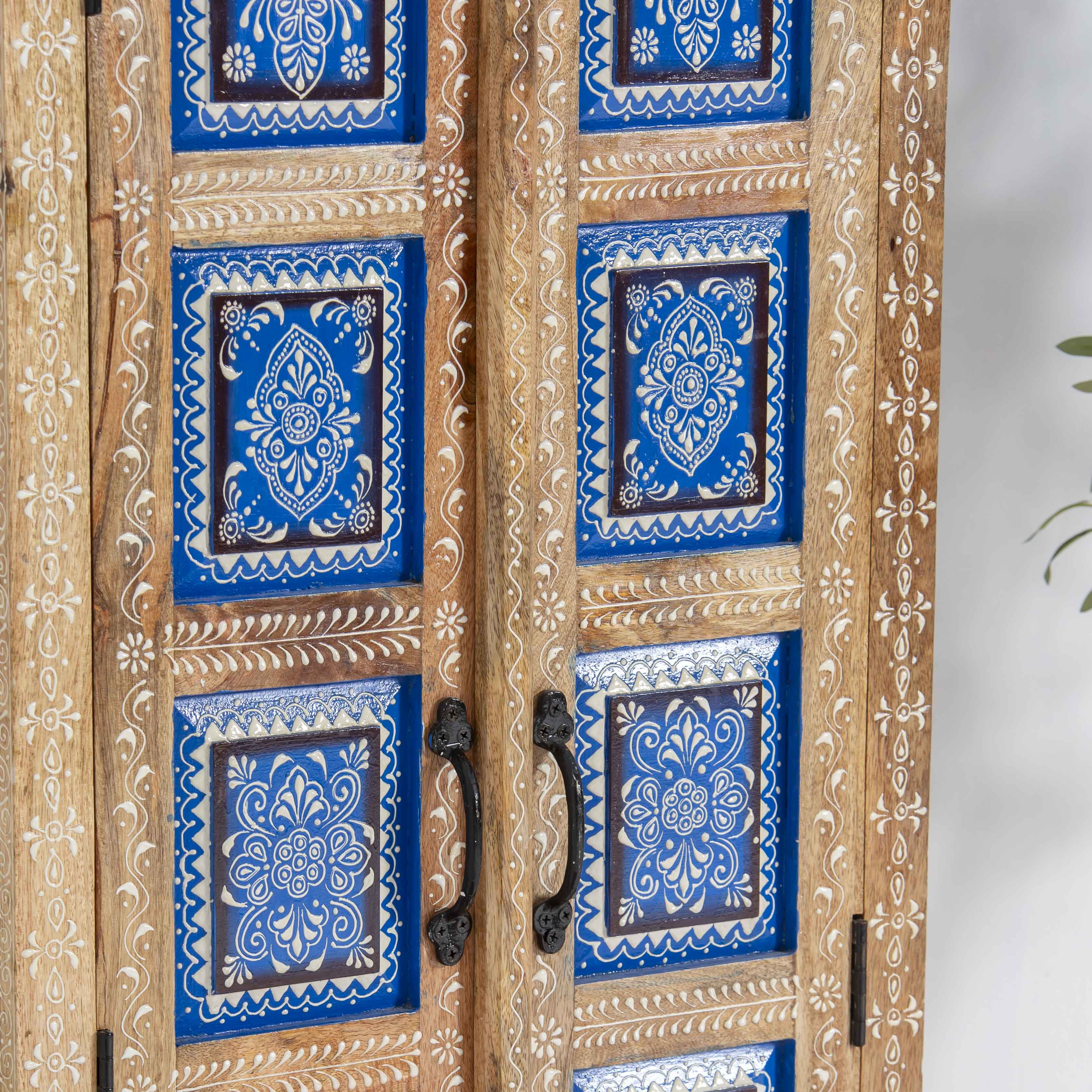 ELMORA PAINTING WOODEN CABINET - Art and craft furniture