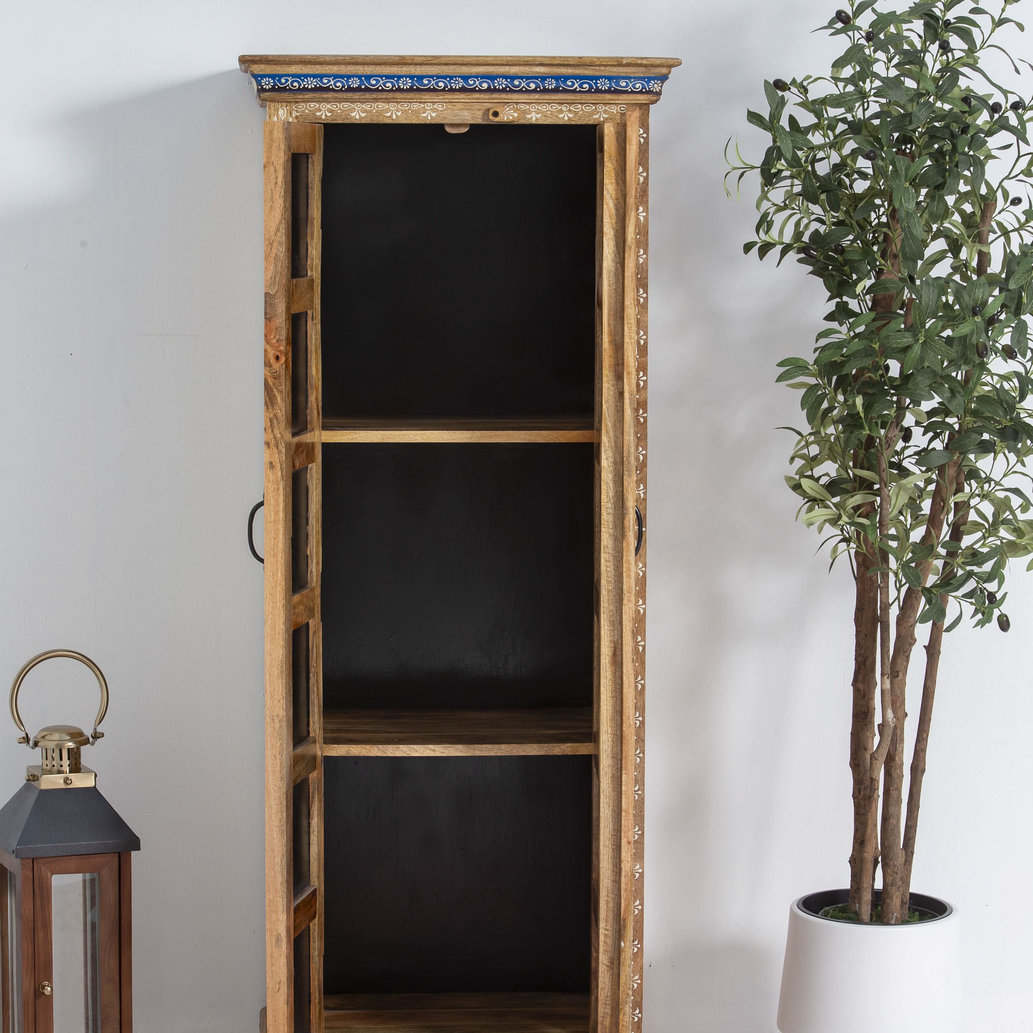 ELMORA PAINTING WOODEN CABINET - Art and craft furniture