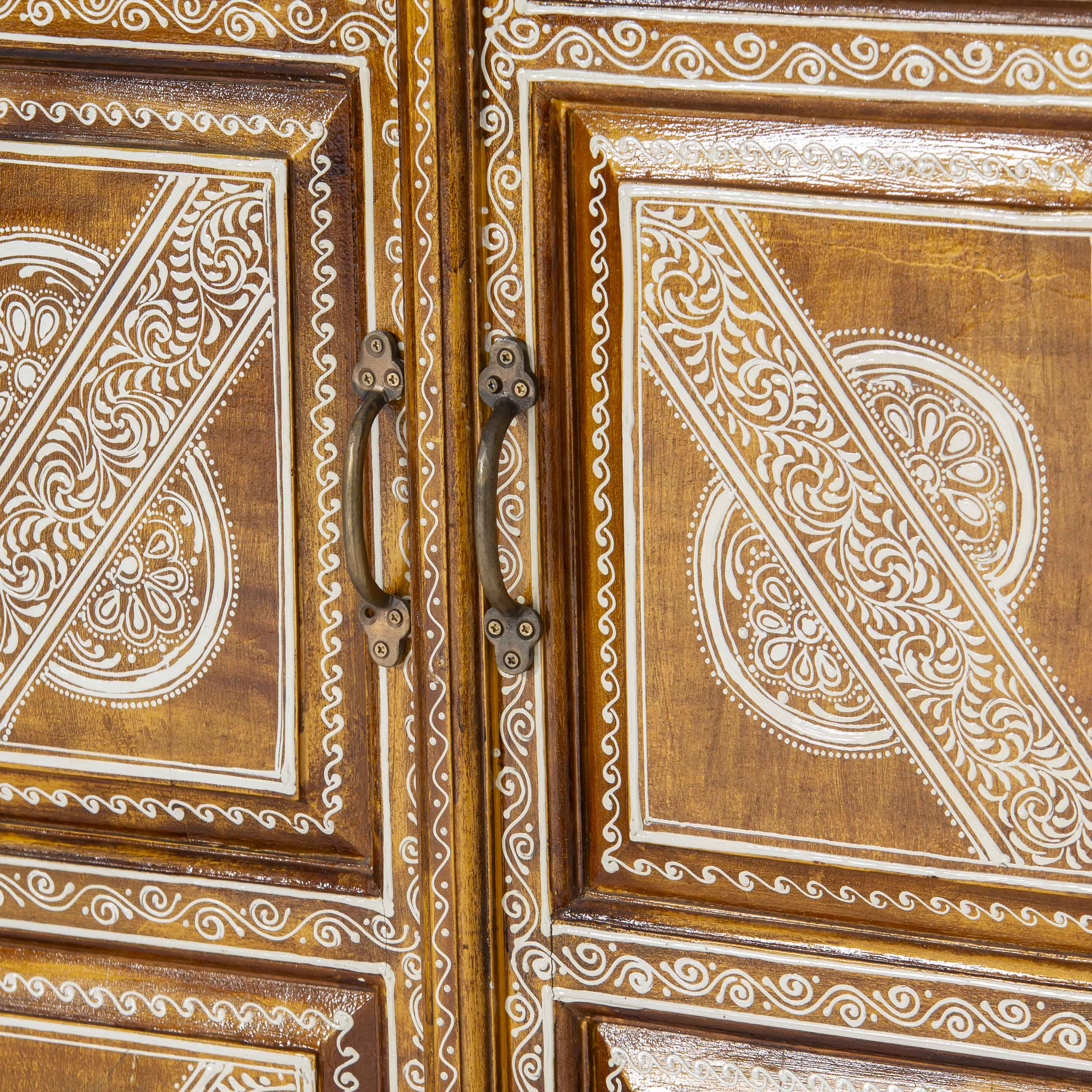 ELMORA PAINTING WOODEN CABINET - Art and craft furniture