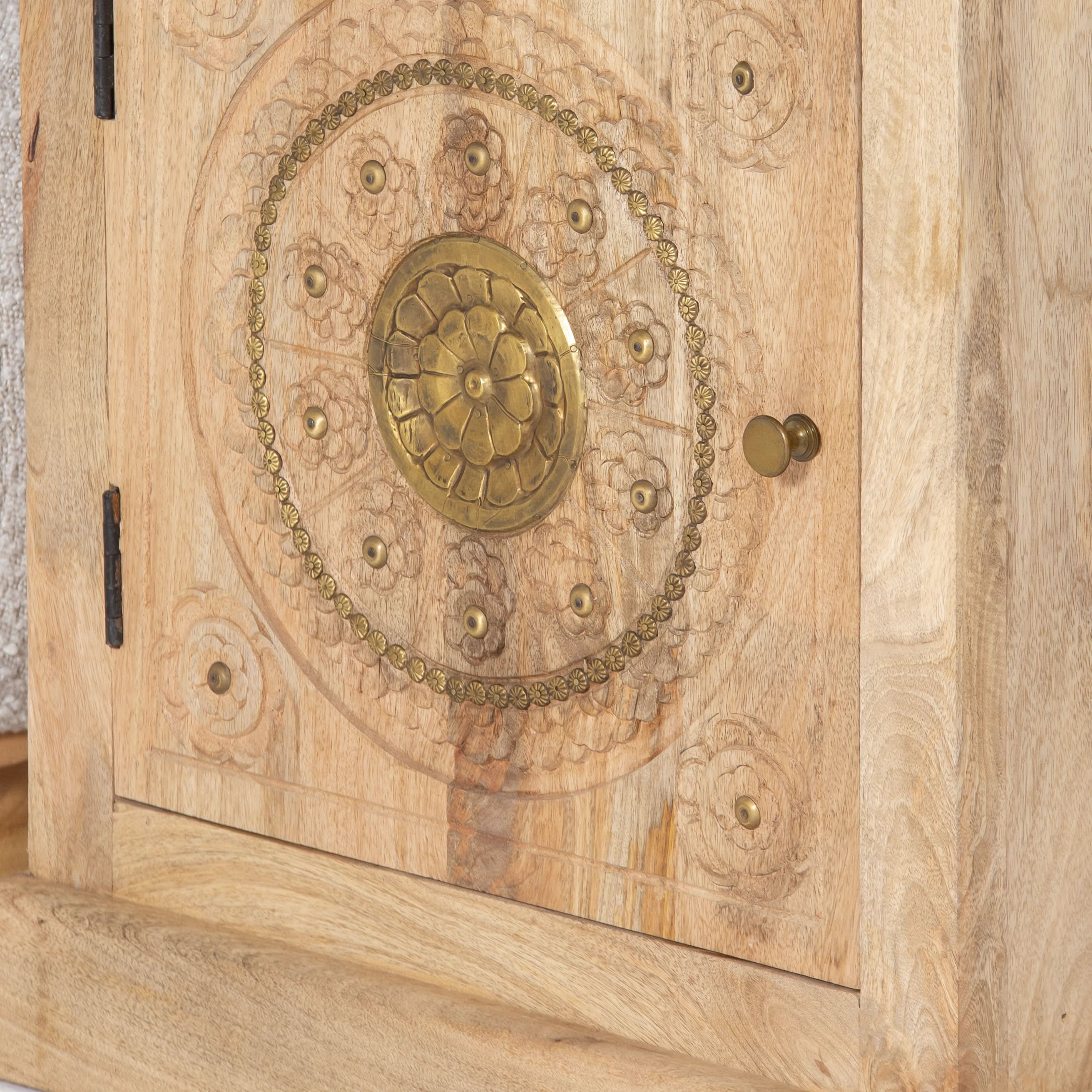 GOLD COAT BEDSIDE TABLE - Art and craft furniture