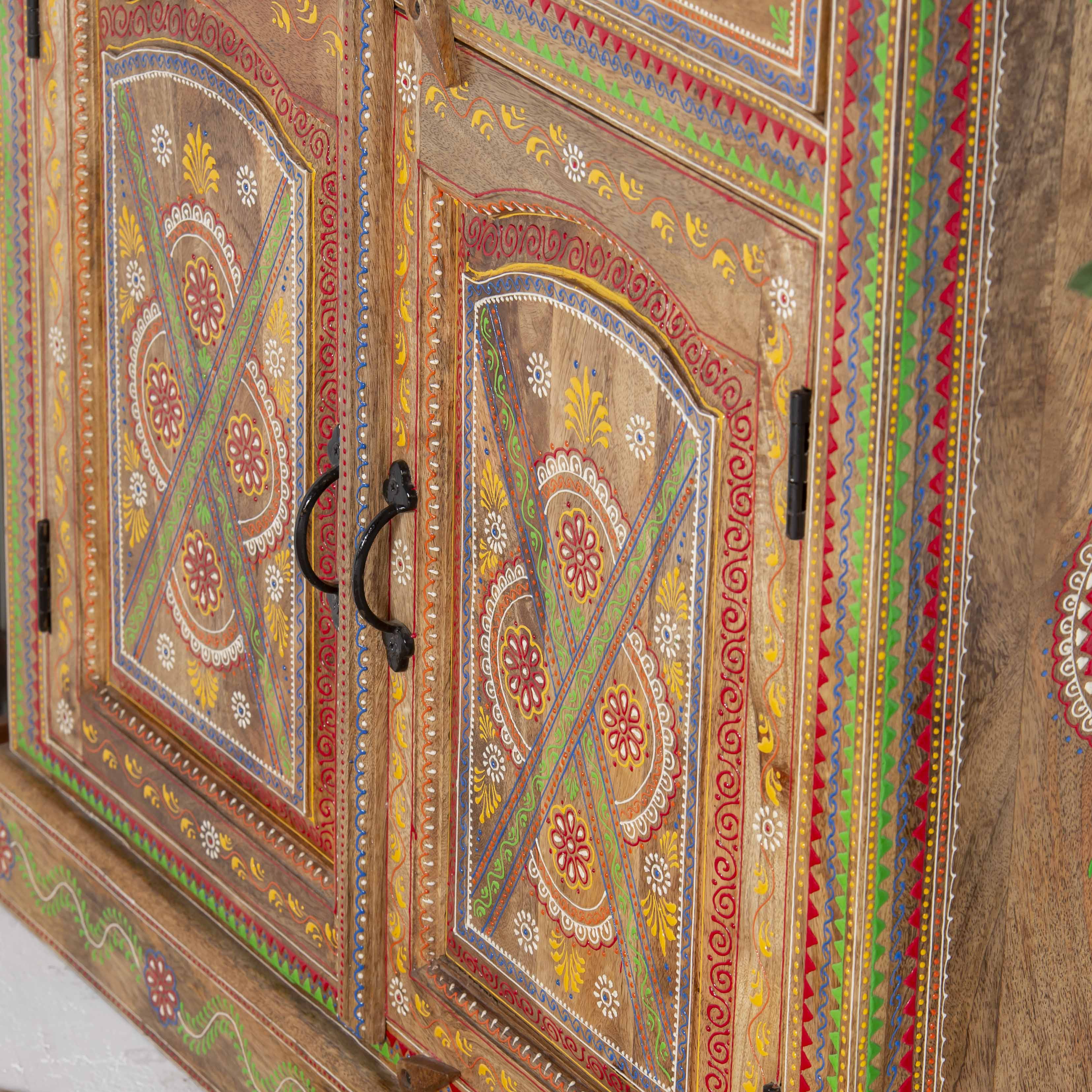 ELMORA PAINTING WOODEN SIDEBOARD - Art and craft furniture