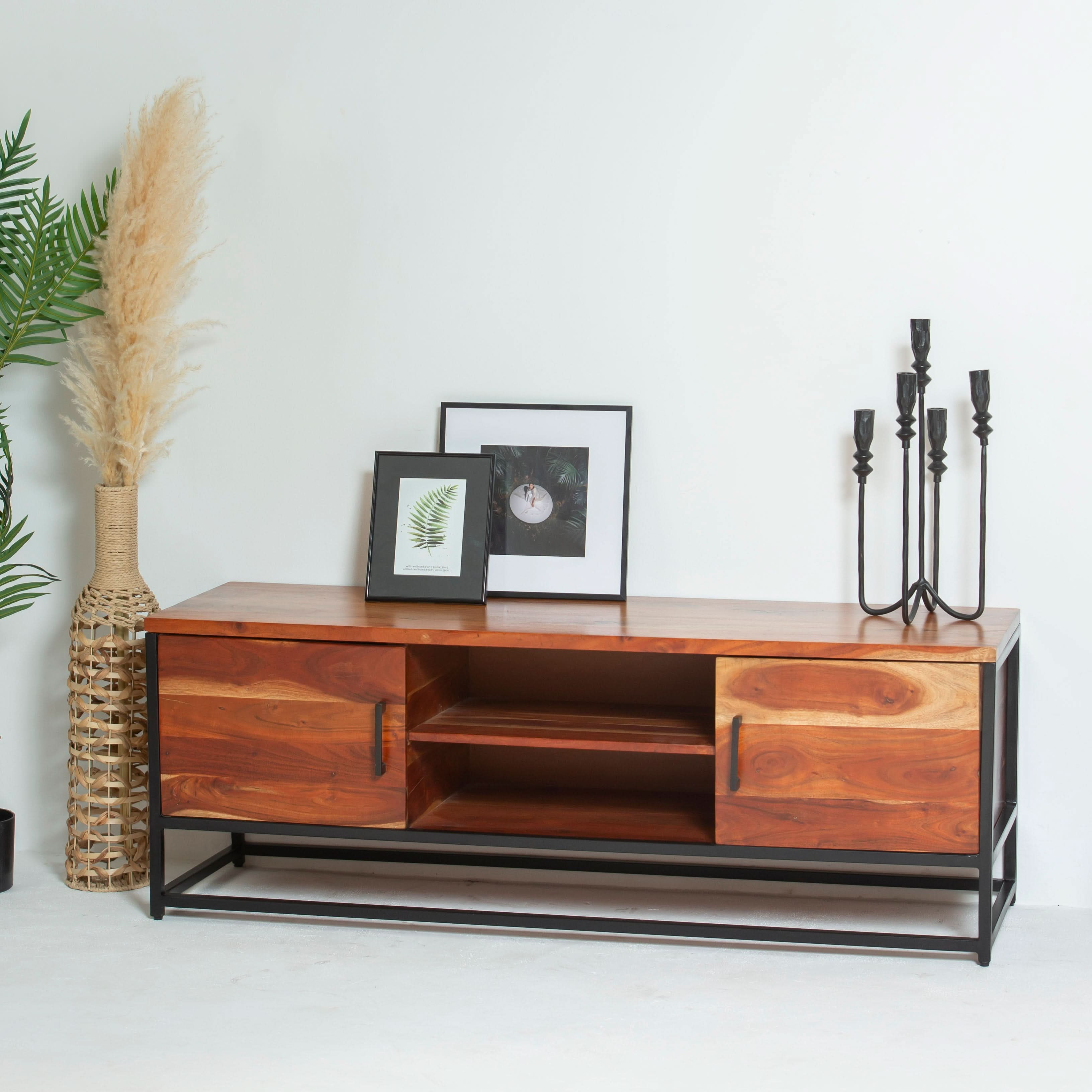THE ARTISAN ACACIA WOOD TV STAND - Art and craft furniture