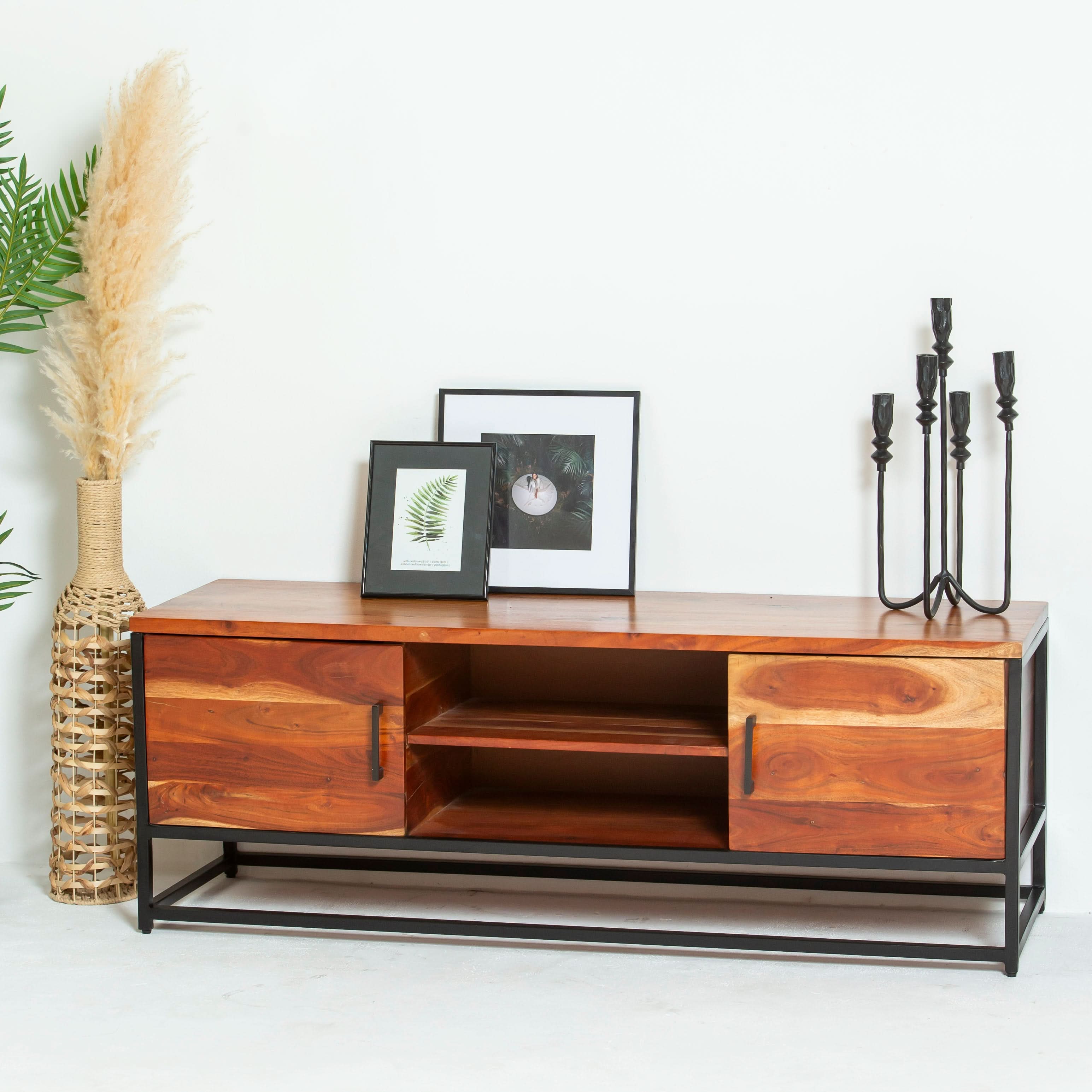 THE ARTISAN ACACIA WOOD TV STAND - Art and craft furniture