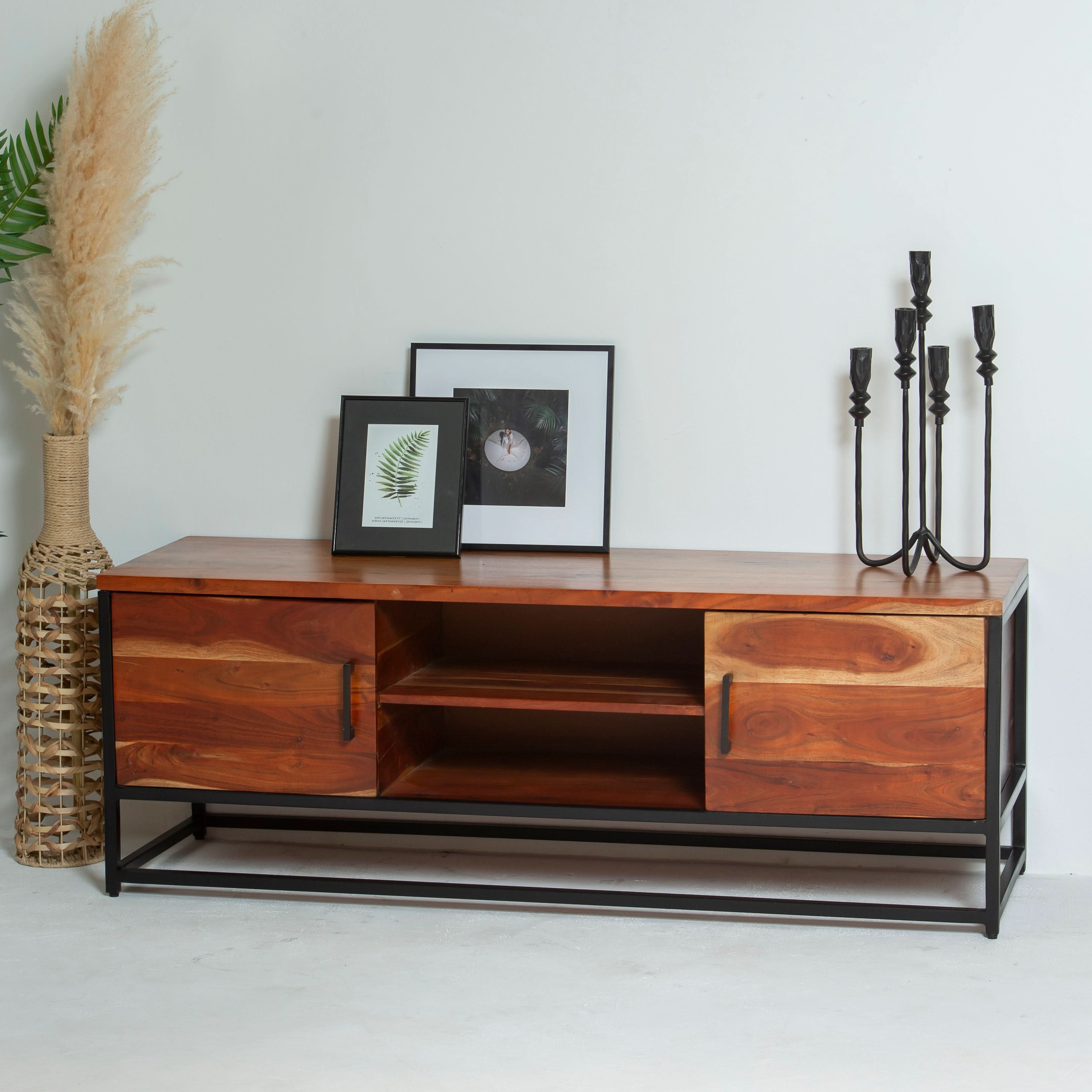 THE ARTISAN ACACIA WOOD TV STAND - Art and craft furniture