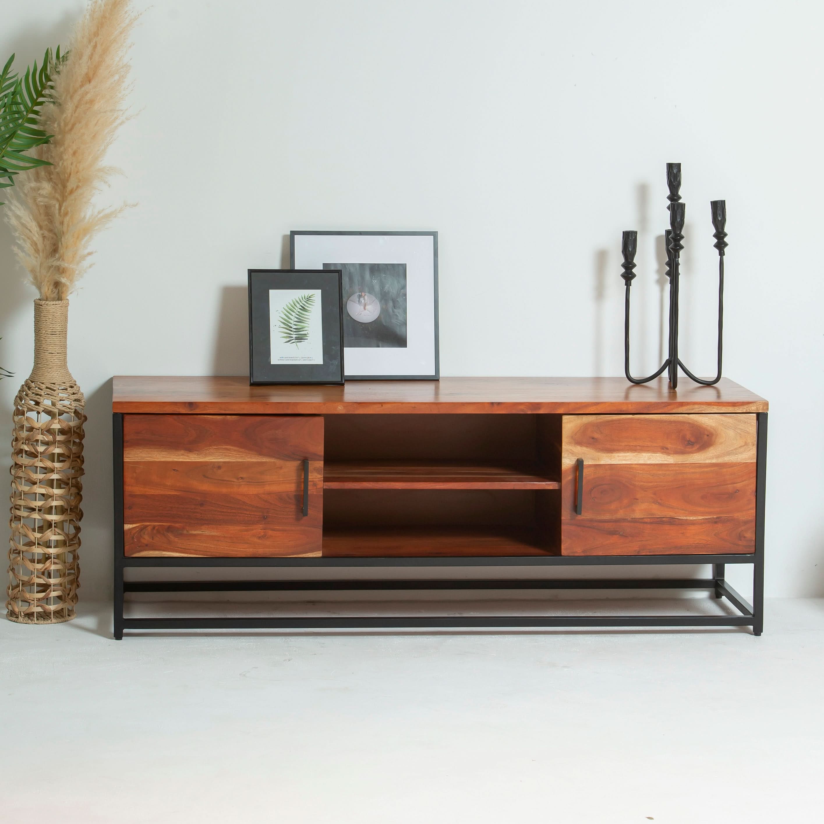 THE ARTISAN ACACIA WOOD TV STAND - Art and craft furniture