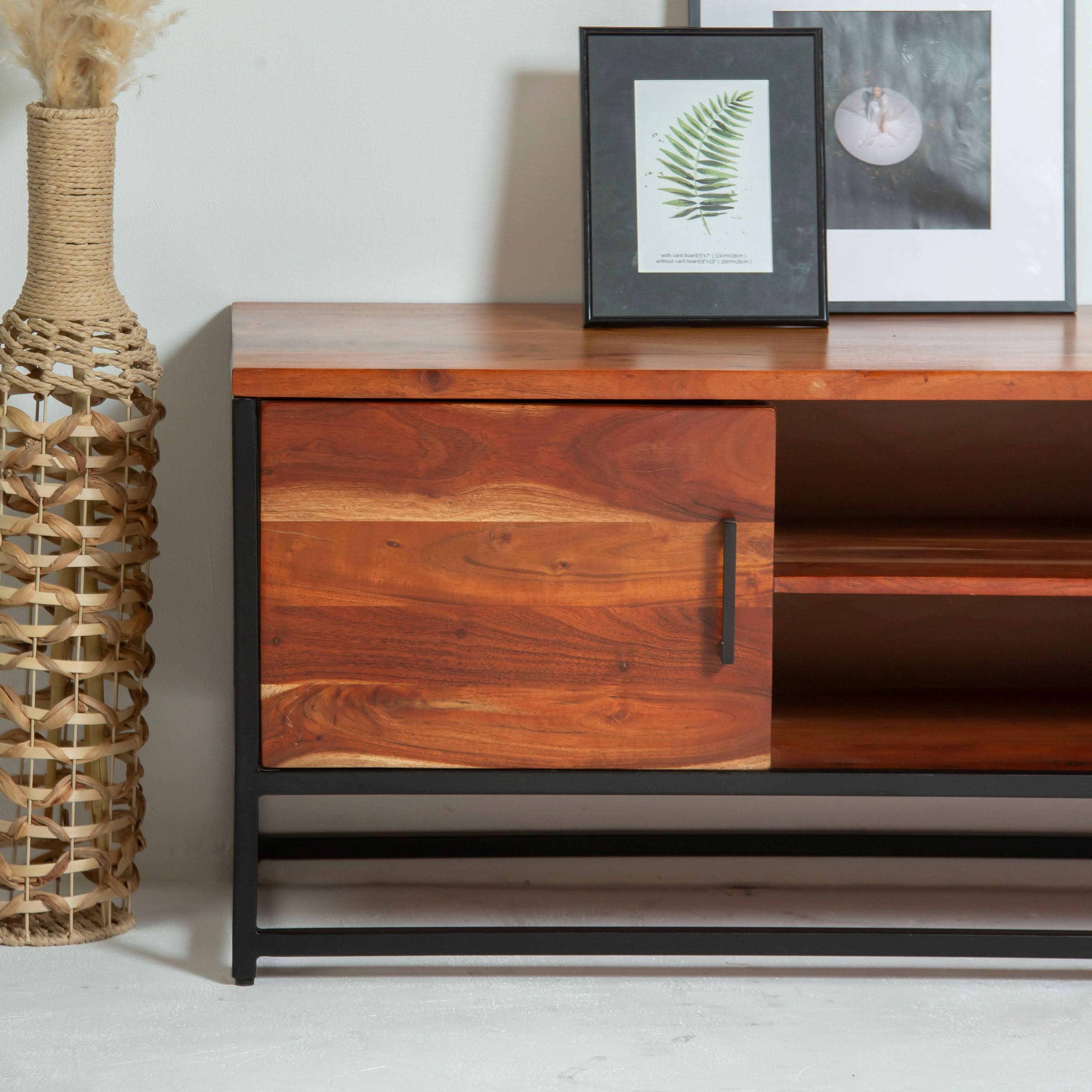 THE ARTISAN ACACIA WOOD TV STAND - Art and craft furniture