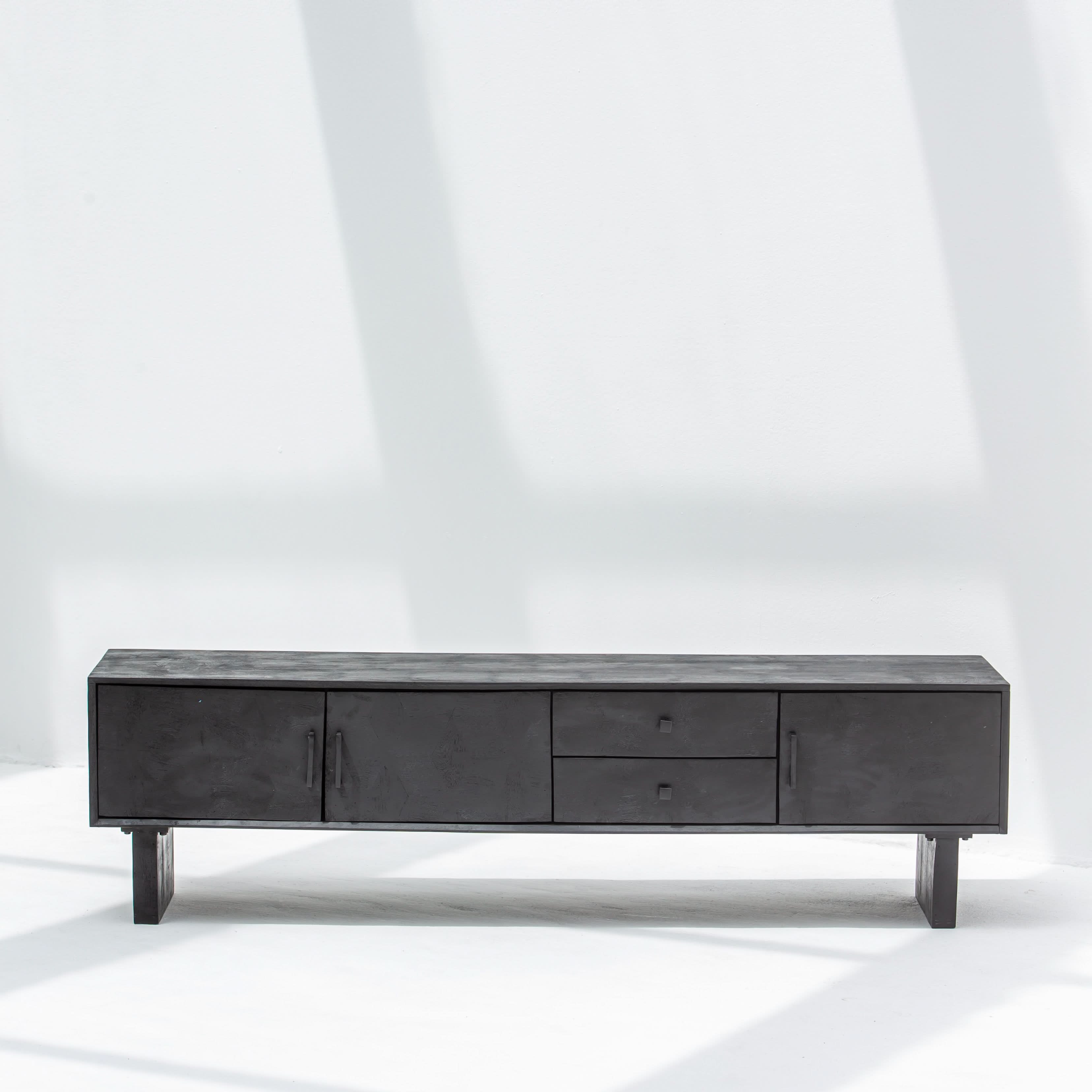 BARMER WOODEN TV STAND - Art and craft furniture