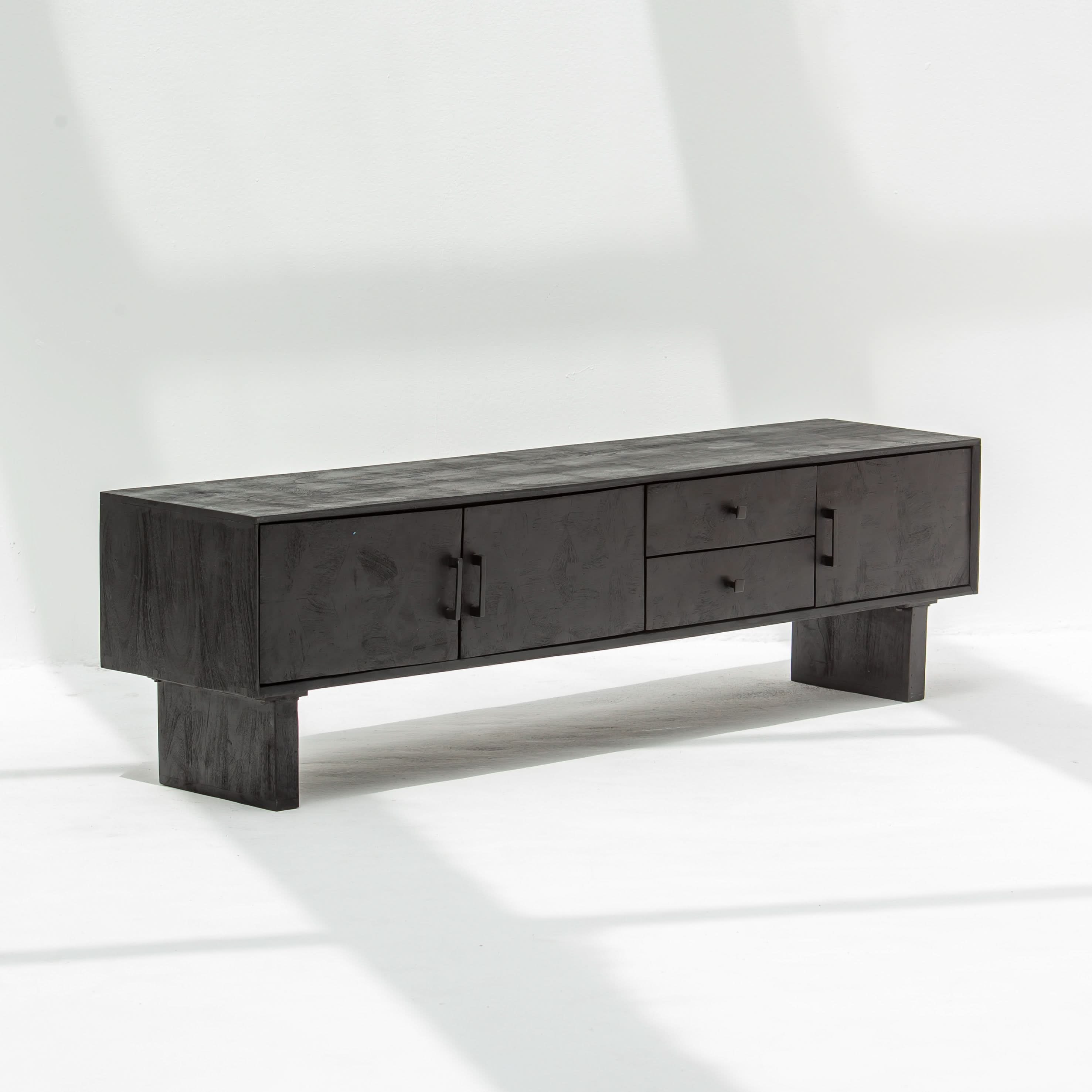 BARMER WOODEN TV STAND - Art and craft furniture