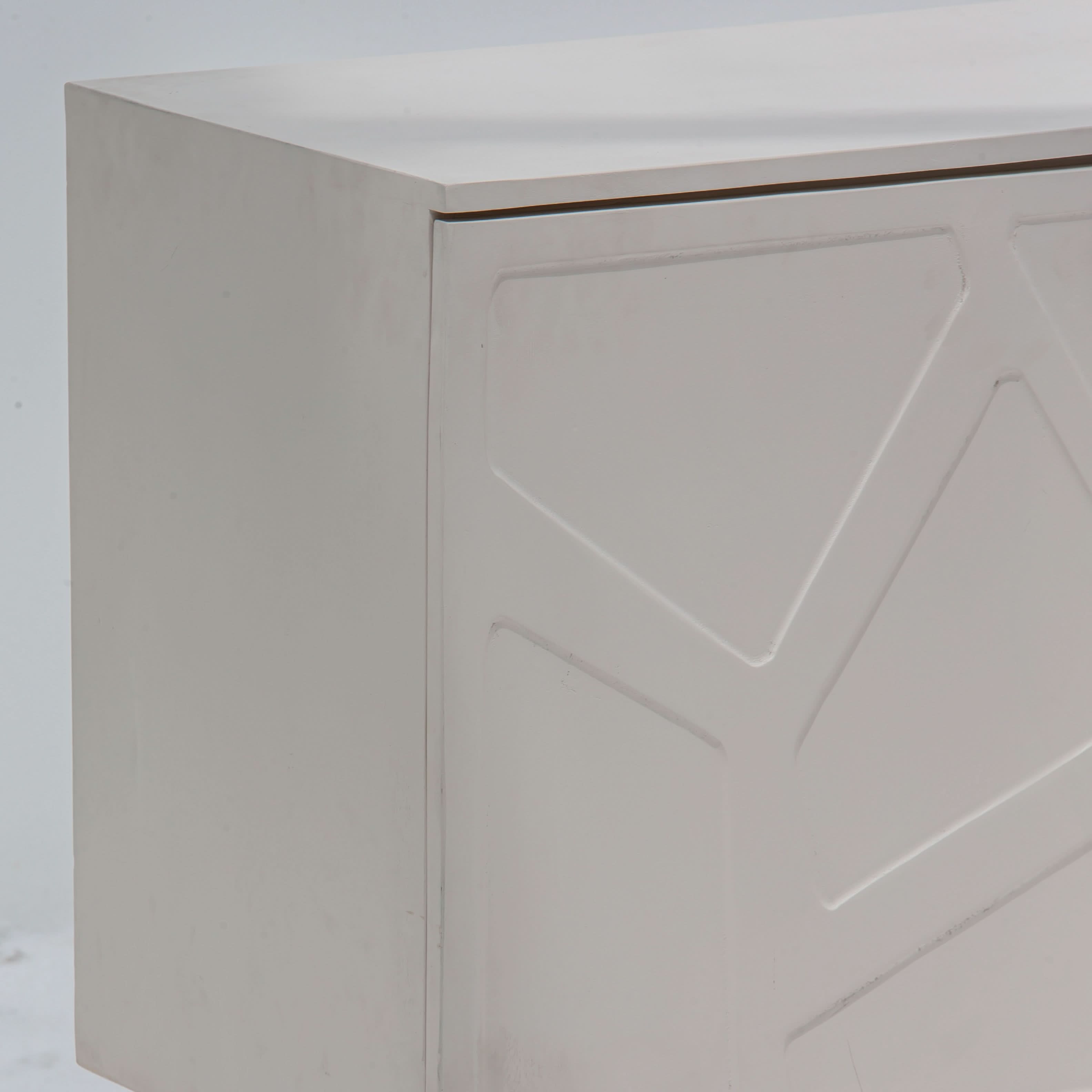 DANISH WOODEN THREE DOOR SIDEBOARD - Art and craft furniture
