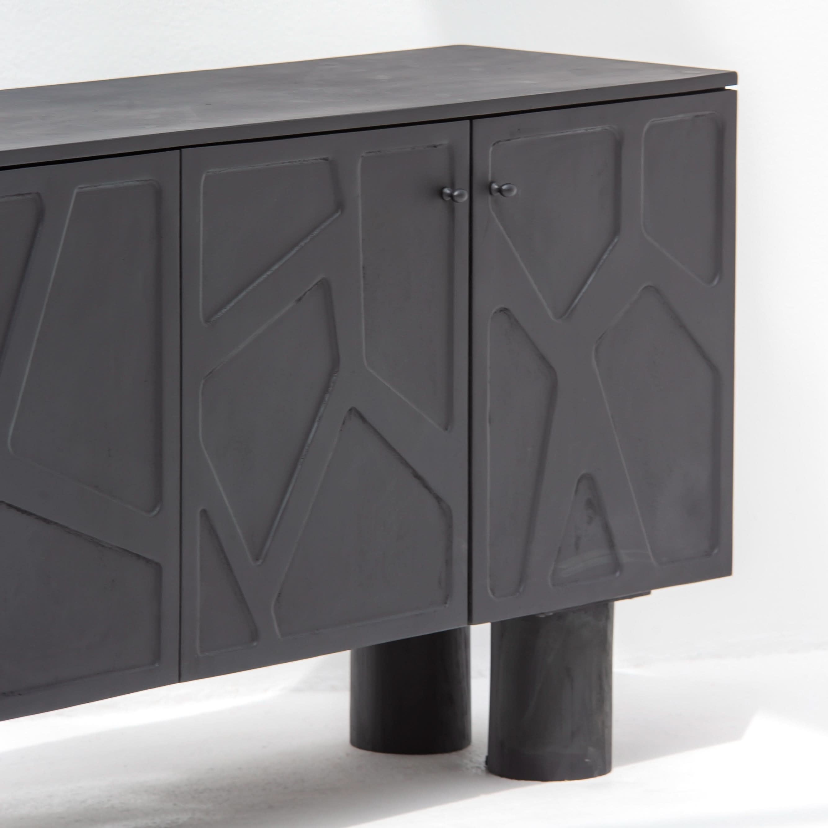 DANISH FOUR DOOR SIDEBOARD - Art and craft furniture