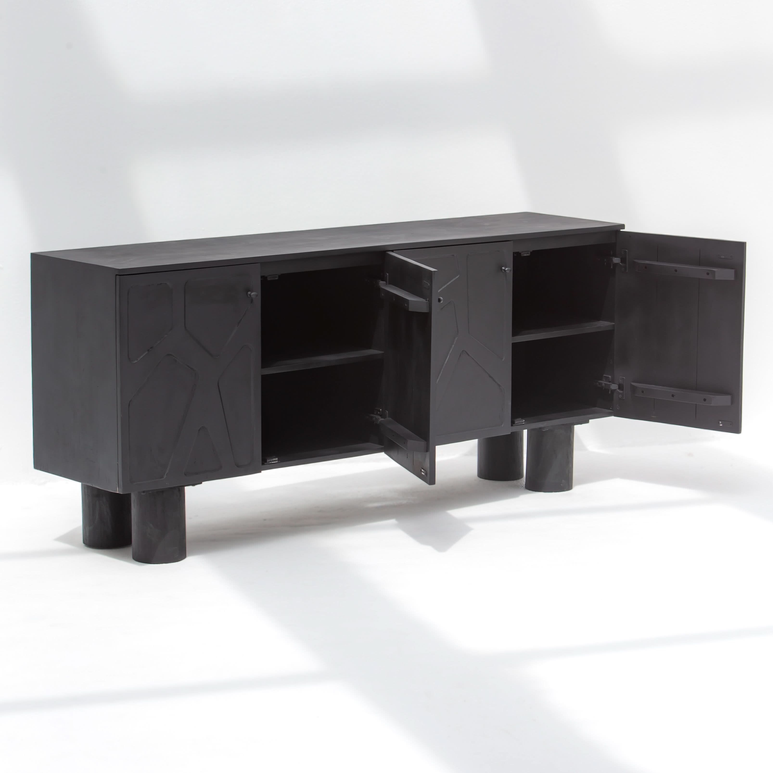DANISH FOUR DOOR SIDEBOARD - Art and craft furniture