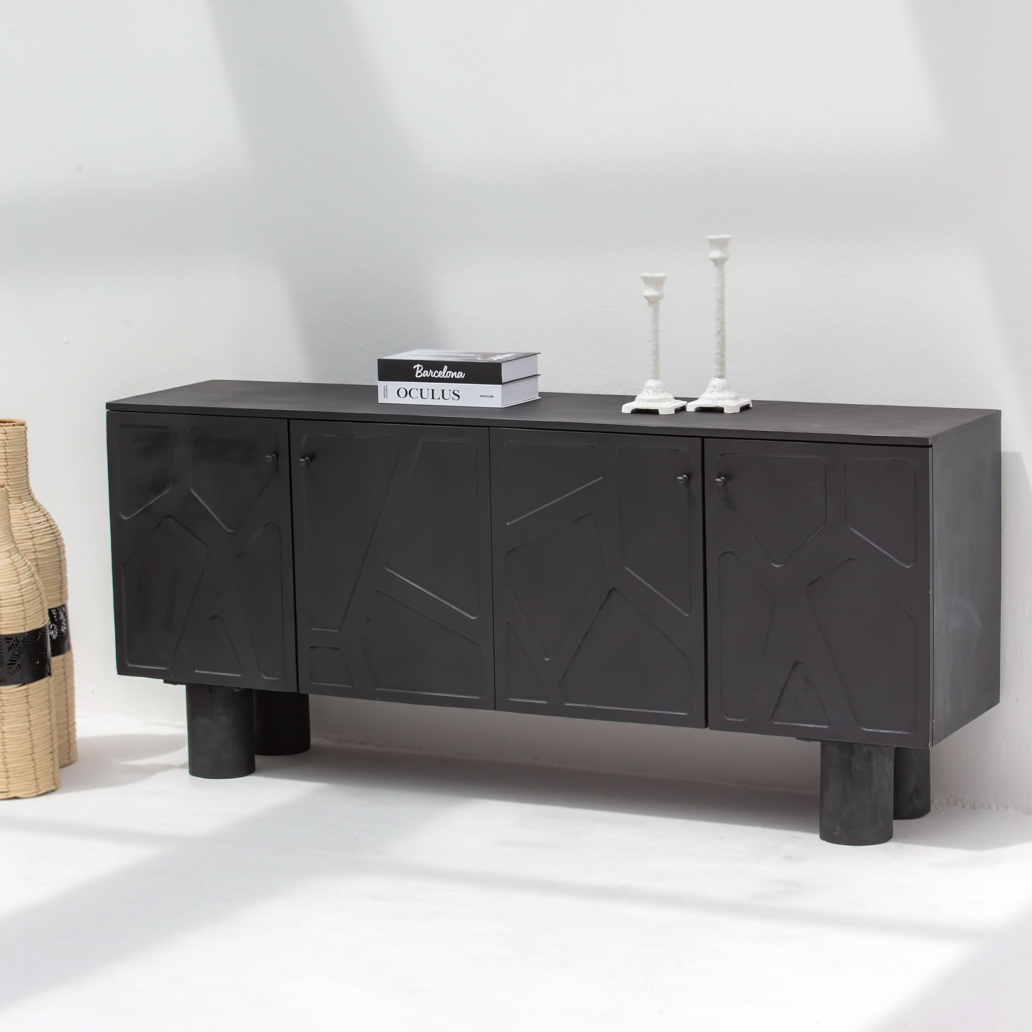 DANISH FOUR DOOR SIDEBOARD - Art and craft furniture