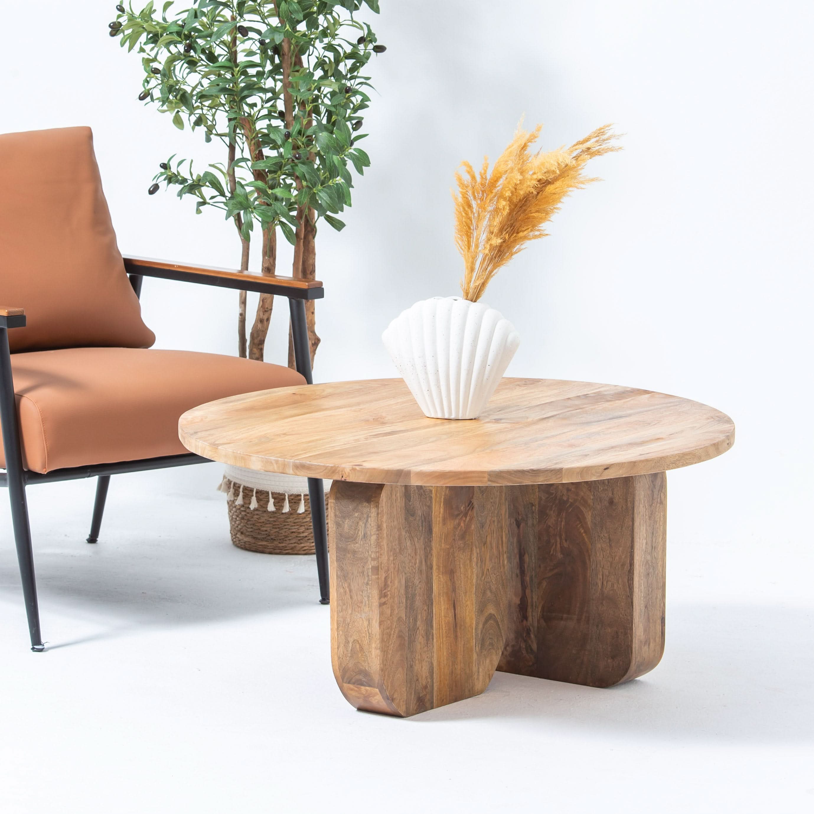 MONTERA WOODEN COFFEE TABLE - Art and craft furniture