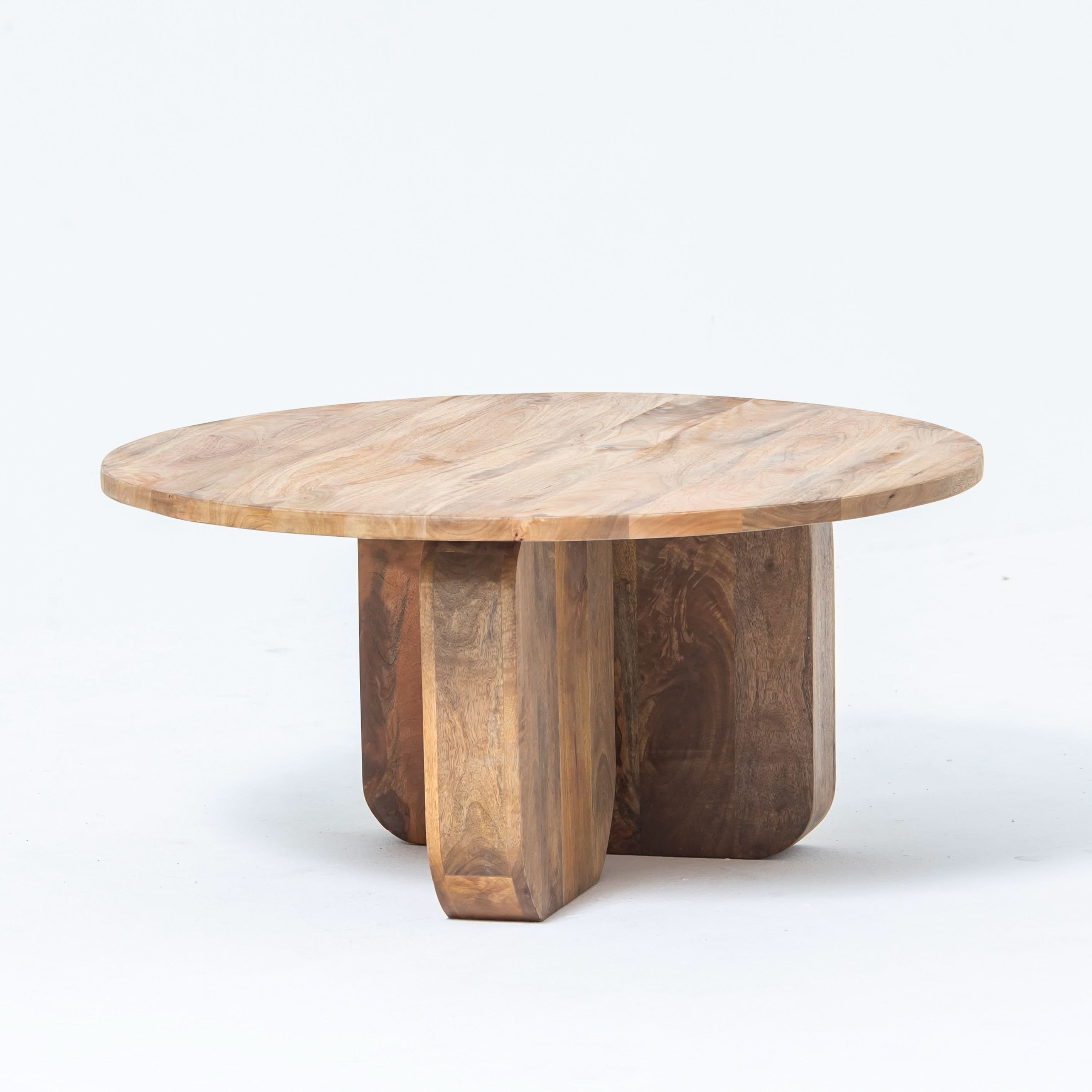 MONTERA WOODEN COFFEE TABLE - Art and craft furniture