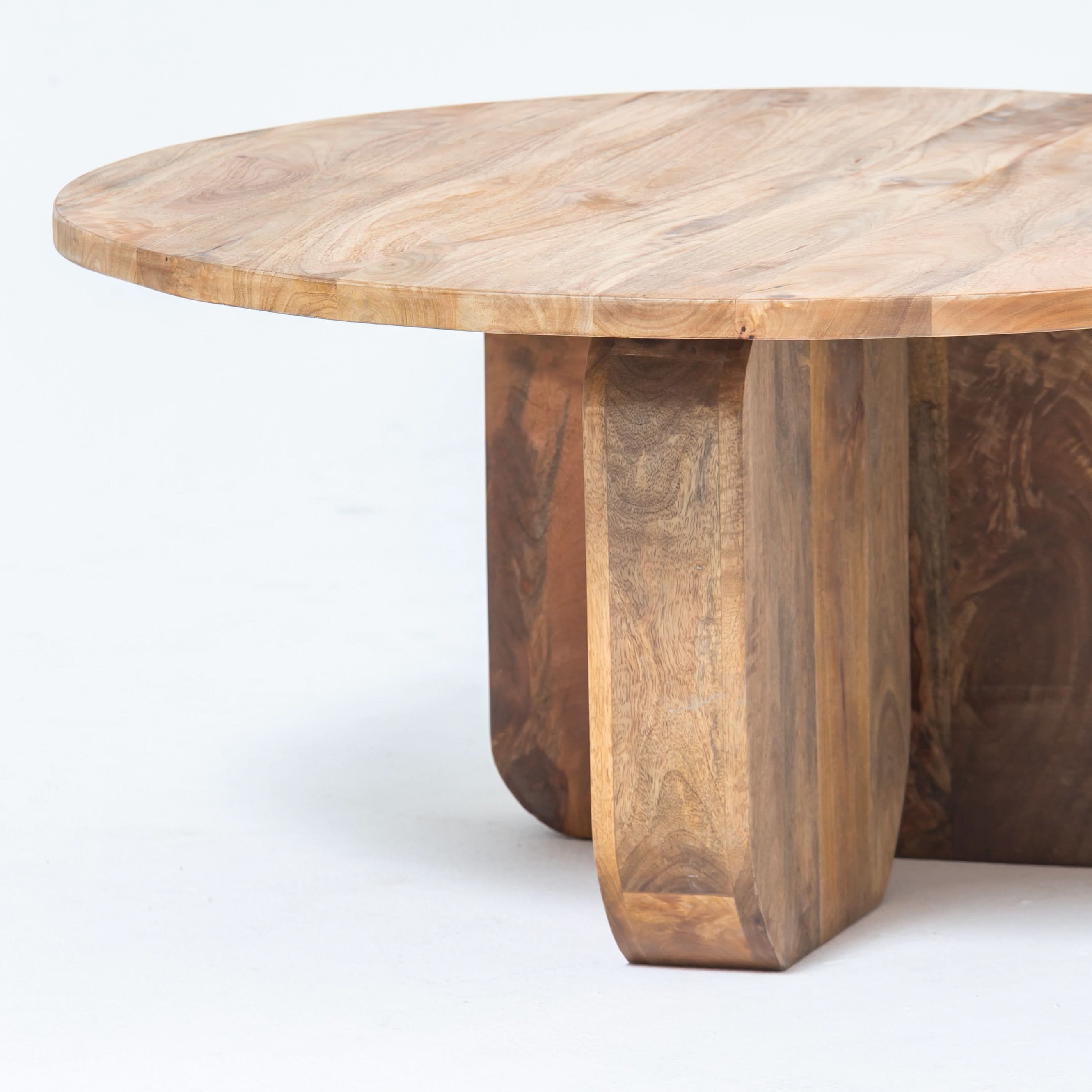 MONTERA WOODEN COFFEE TABLE - Art and craft furniture