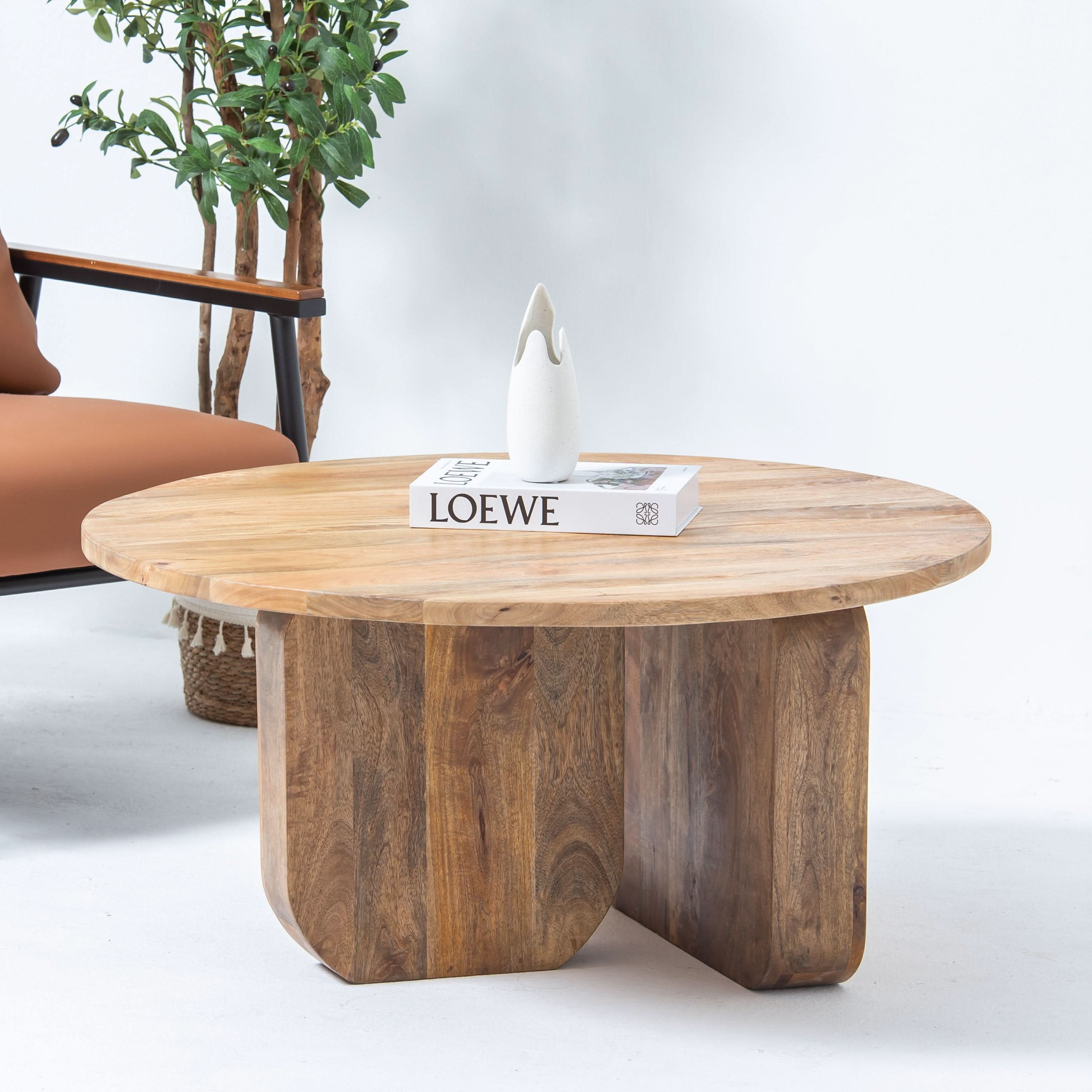 MONTERA WOODEN COFFEE TABLE - Art and craft furniture