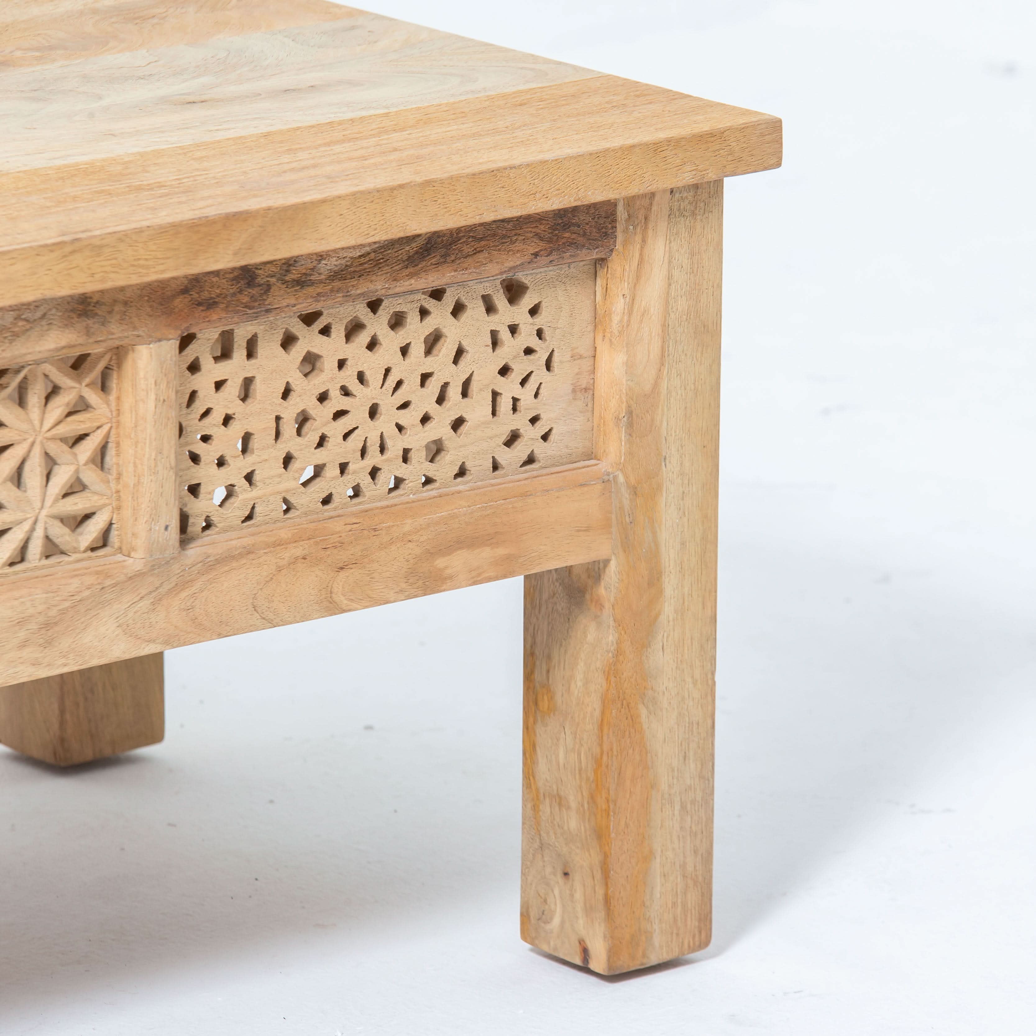 SIERRA WOODEN COFFEE TABLE - Art and craft furniture