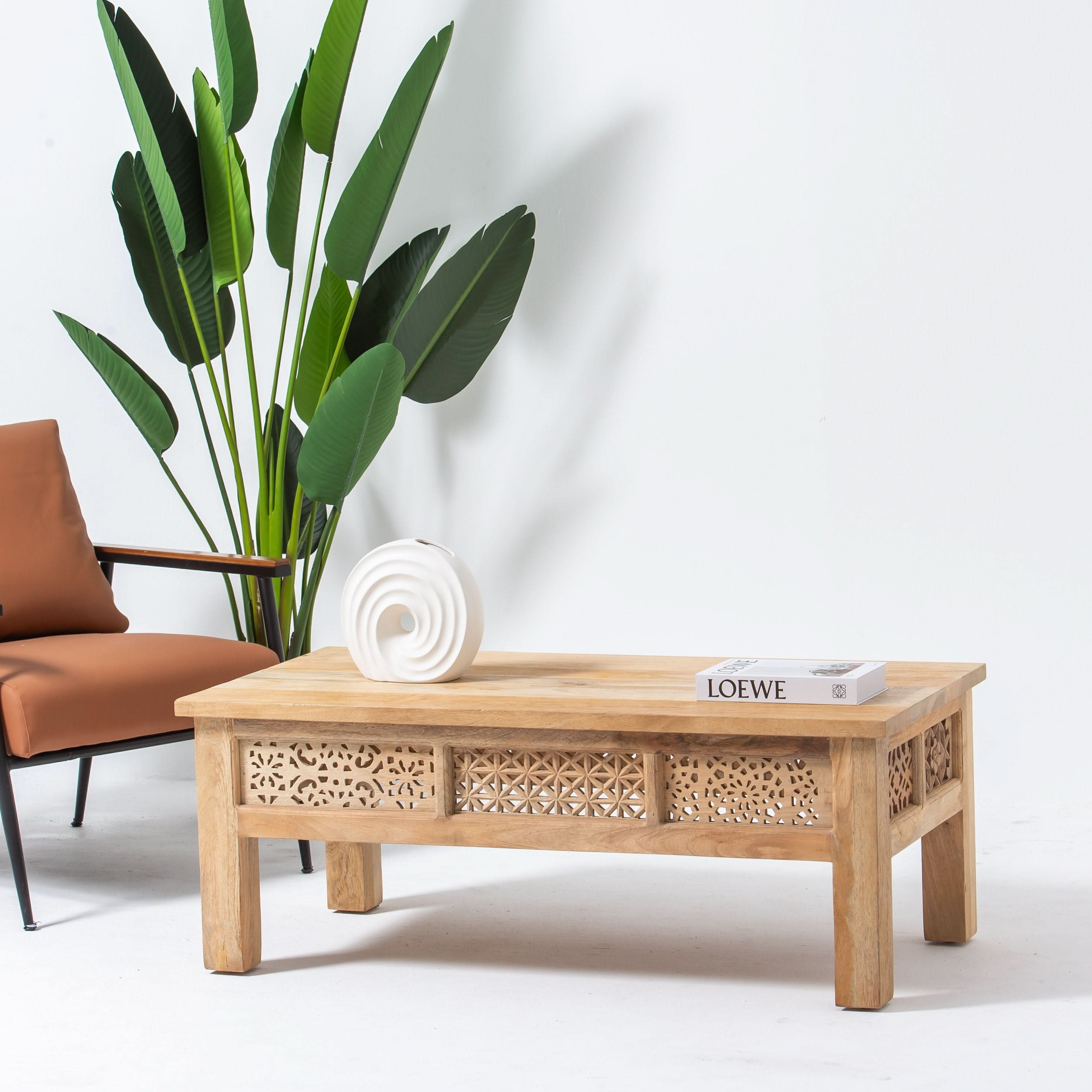 SIERRA WOODEN COFFEE TABLE - Art and craft furniture